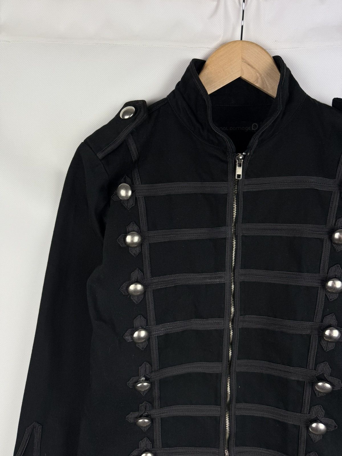 Criminal Damage Criminal Damage Ladies Grid Jacket Full Zip Gothic Size S Size S / US 4 / IT 40 - 4 Thumbnail