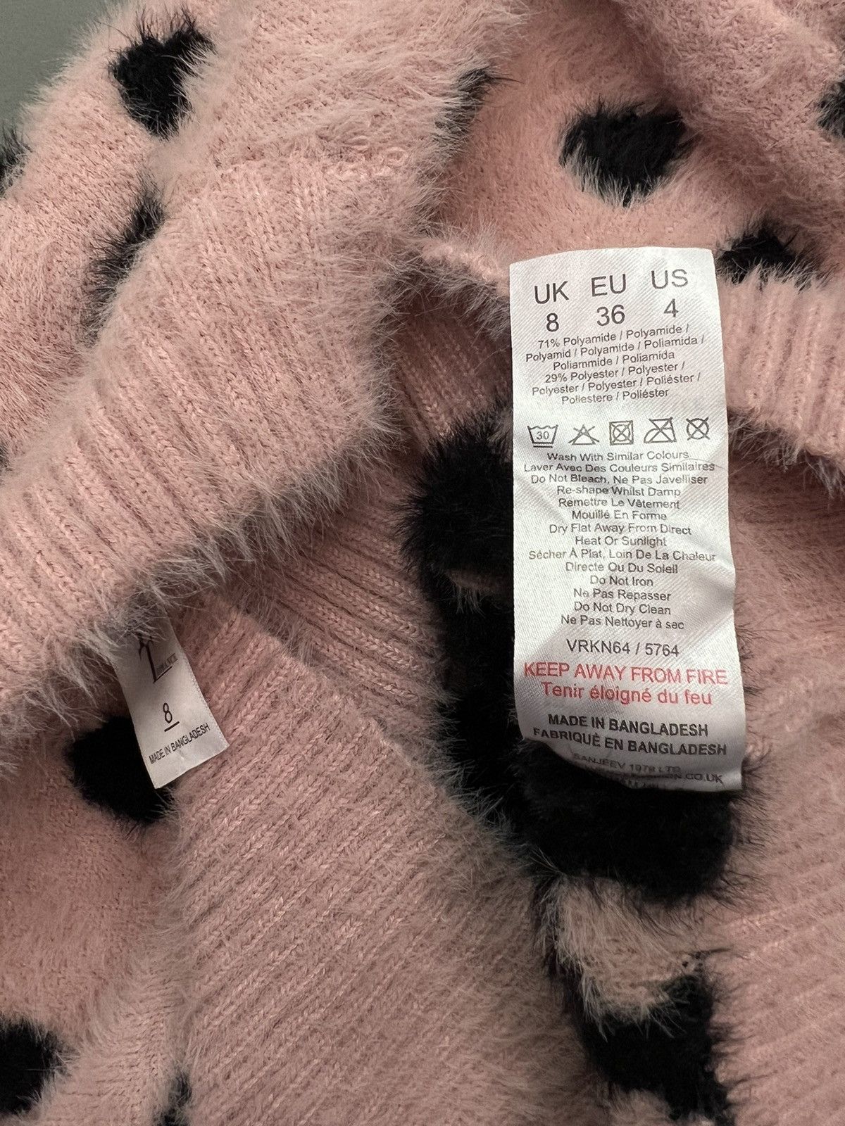 Other Pink & Black Polkadot Sweater Size M / US 6-8 / IT 42-44 - 8 Thumbnail