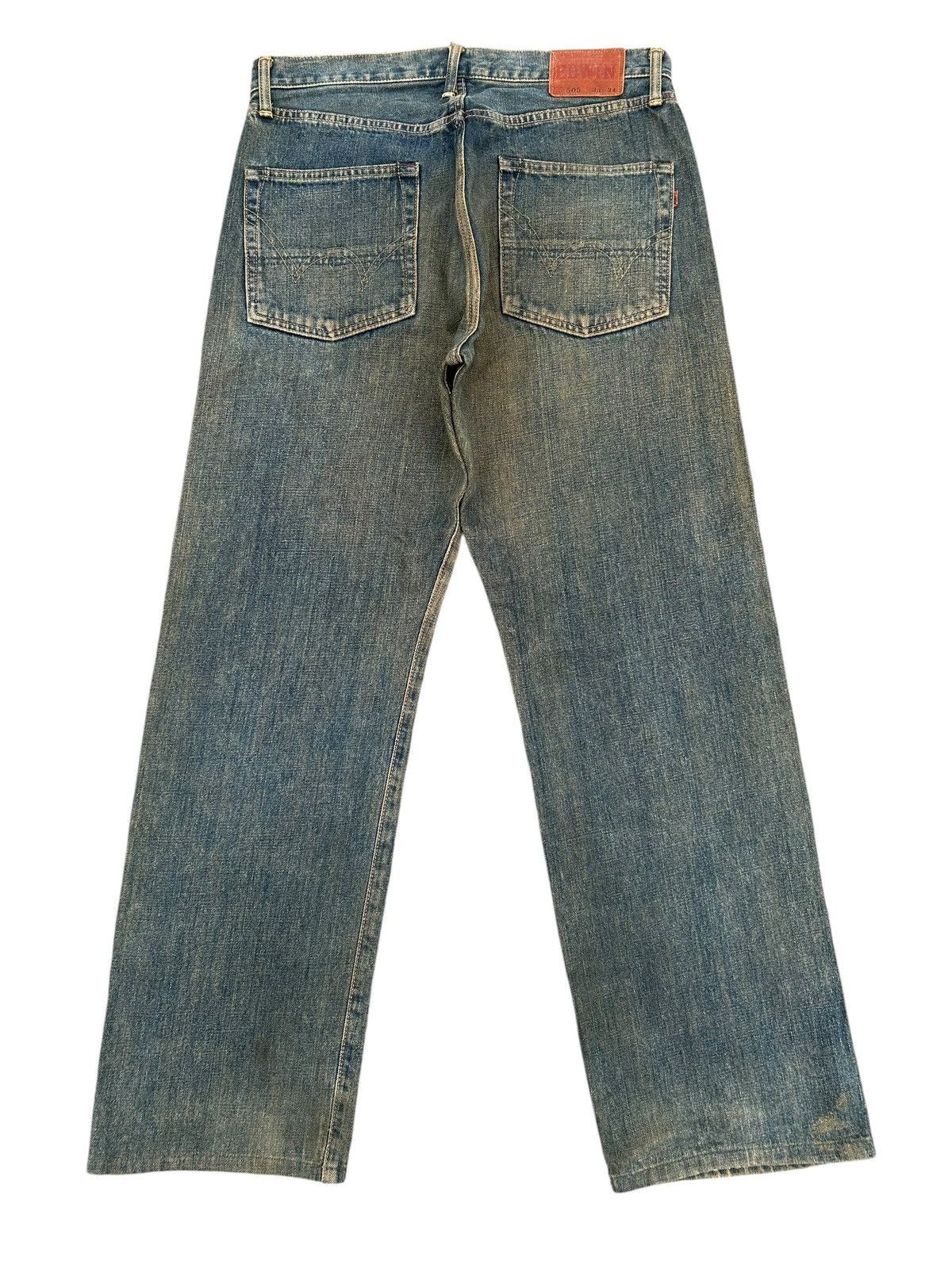 Kapital Vintage Edwin 505 Selvedge Rusty Distressed Denim Jeans Size US 34 / EU 50 - 2 Thumbnail