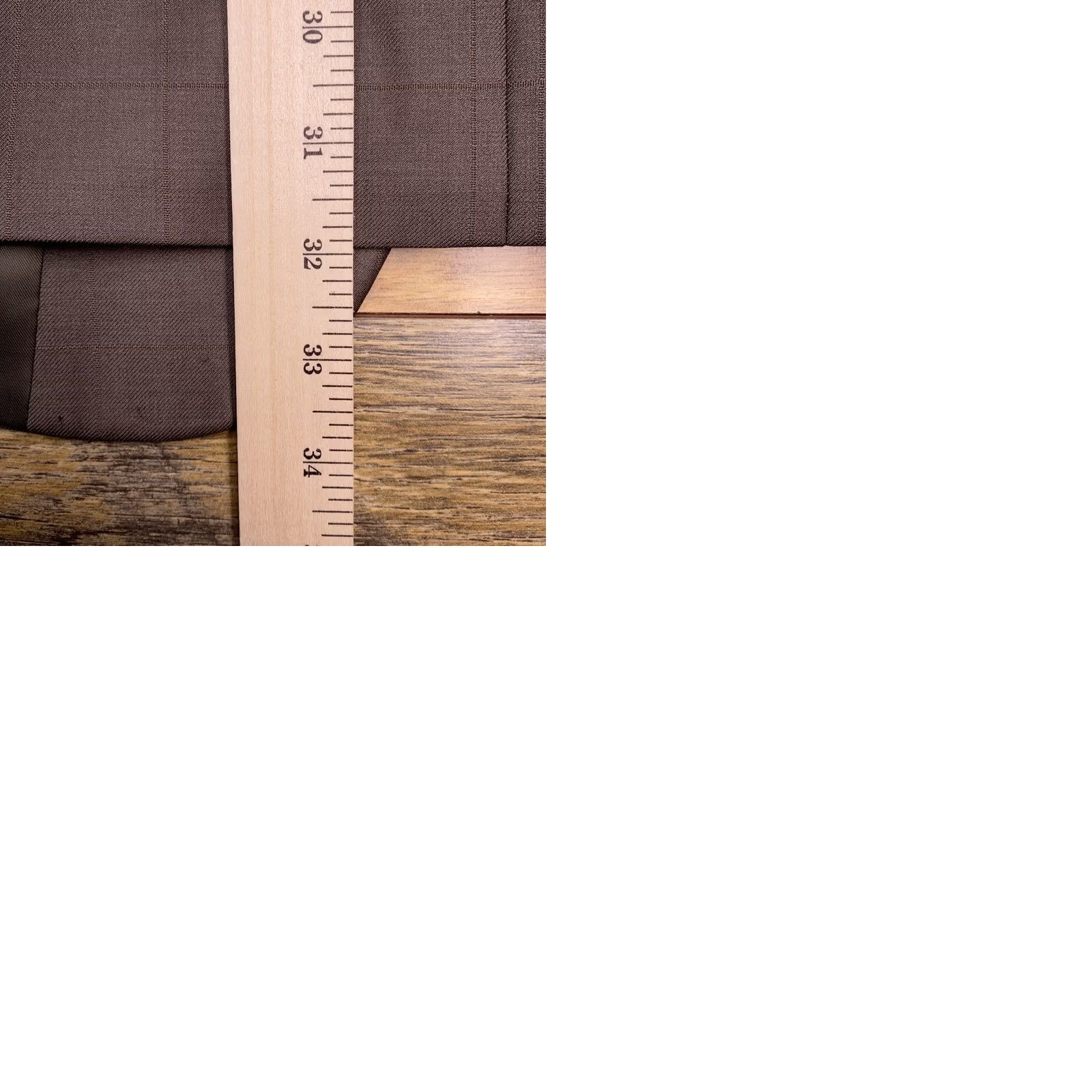 Vintage Botany 500 Suit Jacket Mens 50R Wool Blazer Notch Lapel Four-Button Single-Breasted 52 Chest Brown Size 50R - 10 Thumbnail