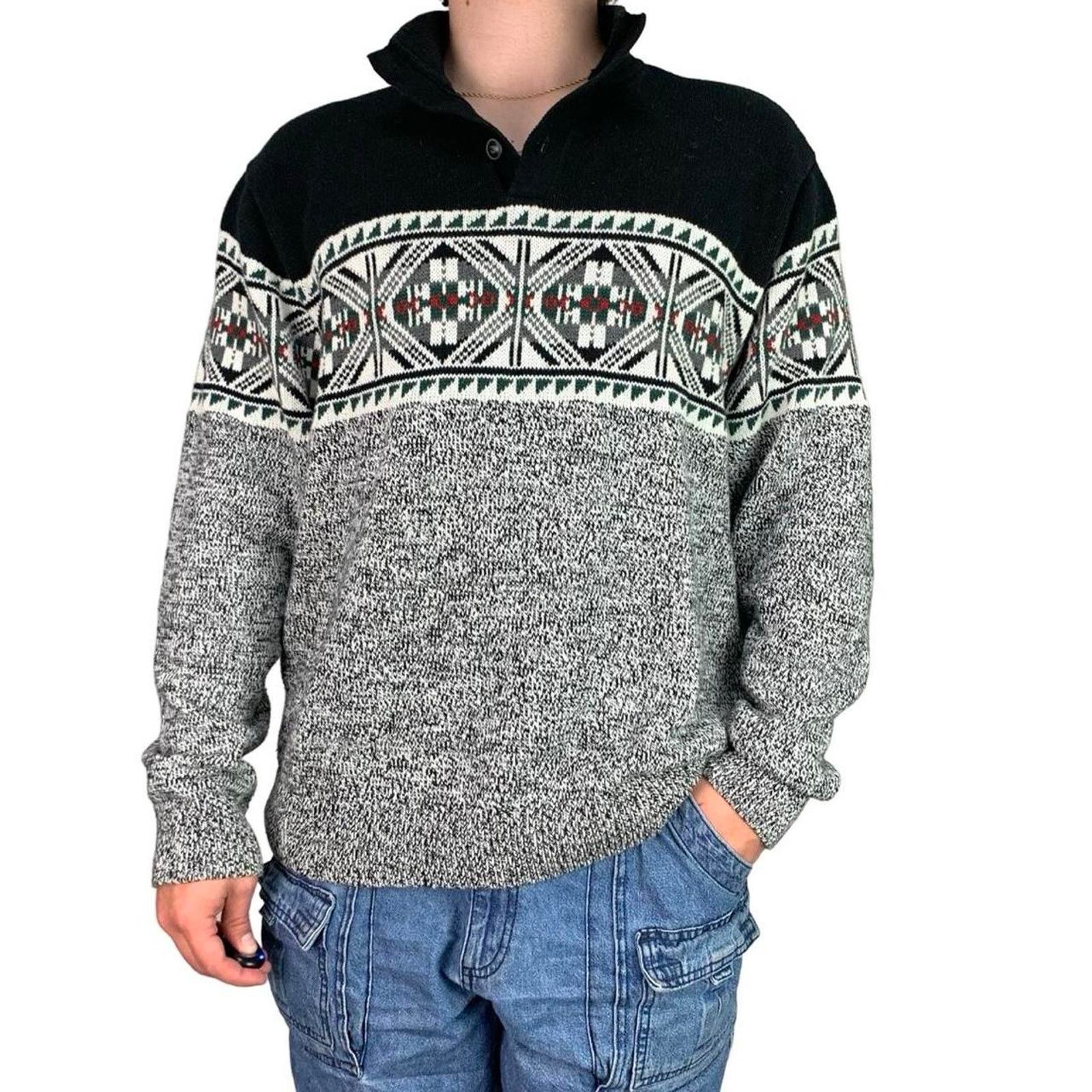 Chaps × Vintage Chaps Ralph Lauren Knit Sweater Size US XL / EU 56 / 4 - 2 Thumbnail