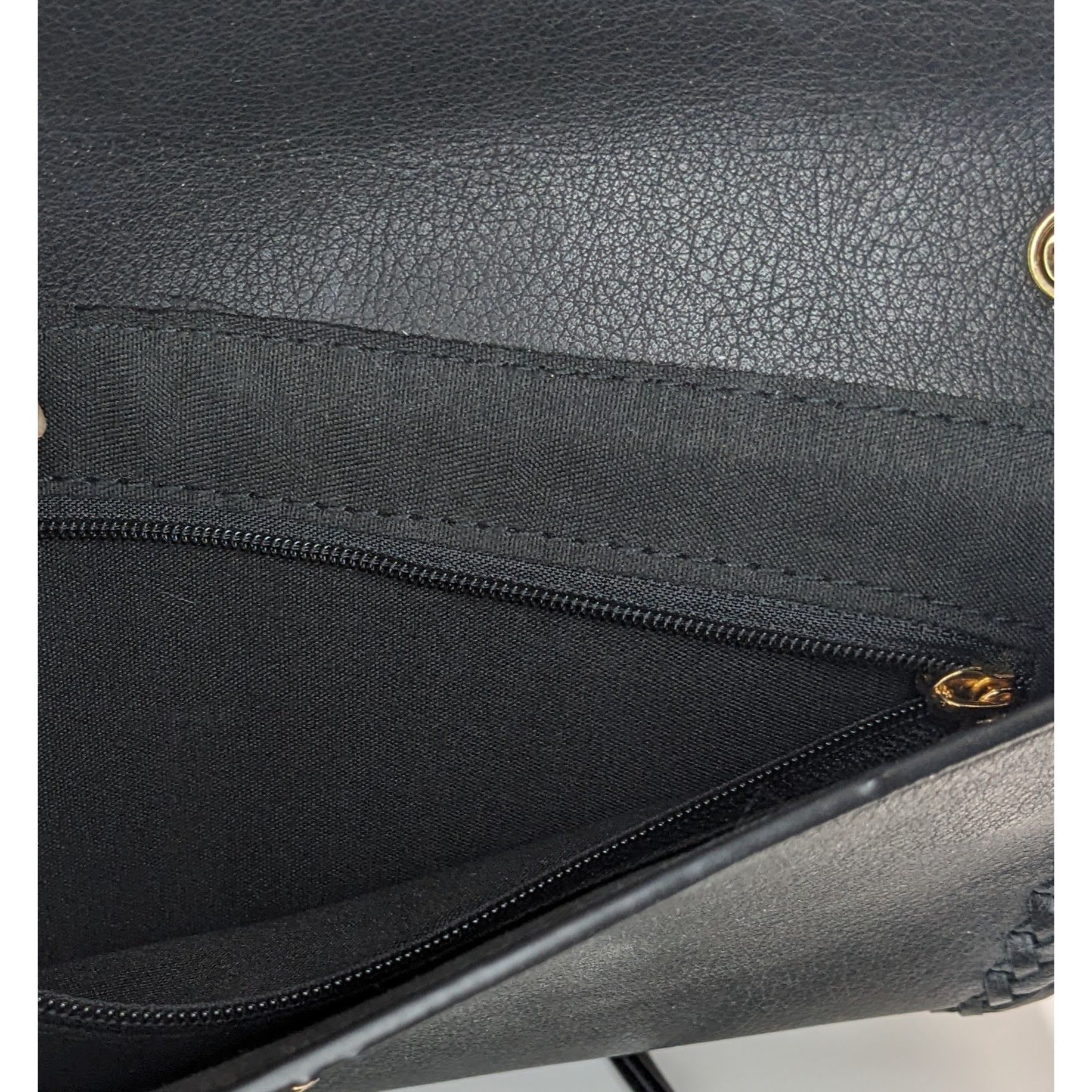 Other Black Leather Bohemian Crossbody Bag With Handwoven Details Size ONE SIZE - 9 Thumbnail