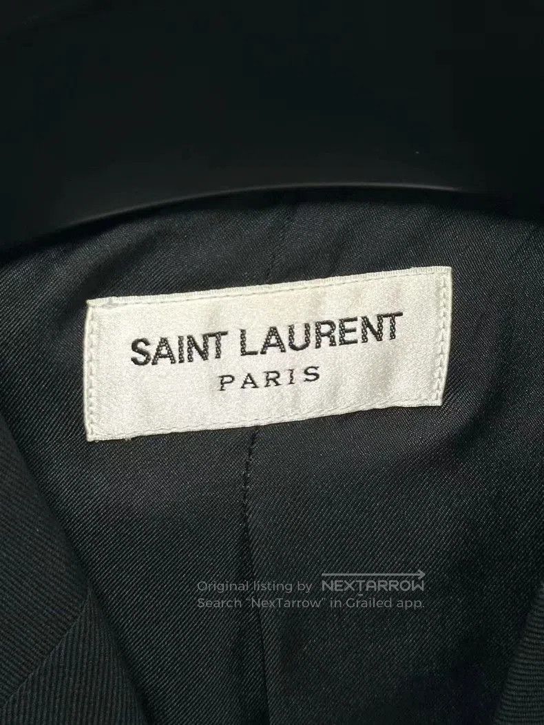 Saint Laurent Paris Saint Laurent Pure Black Court Blazer. Size US L / EU 52-54 / 3 - 3 Thumbnail
