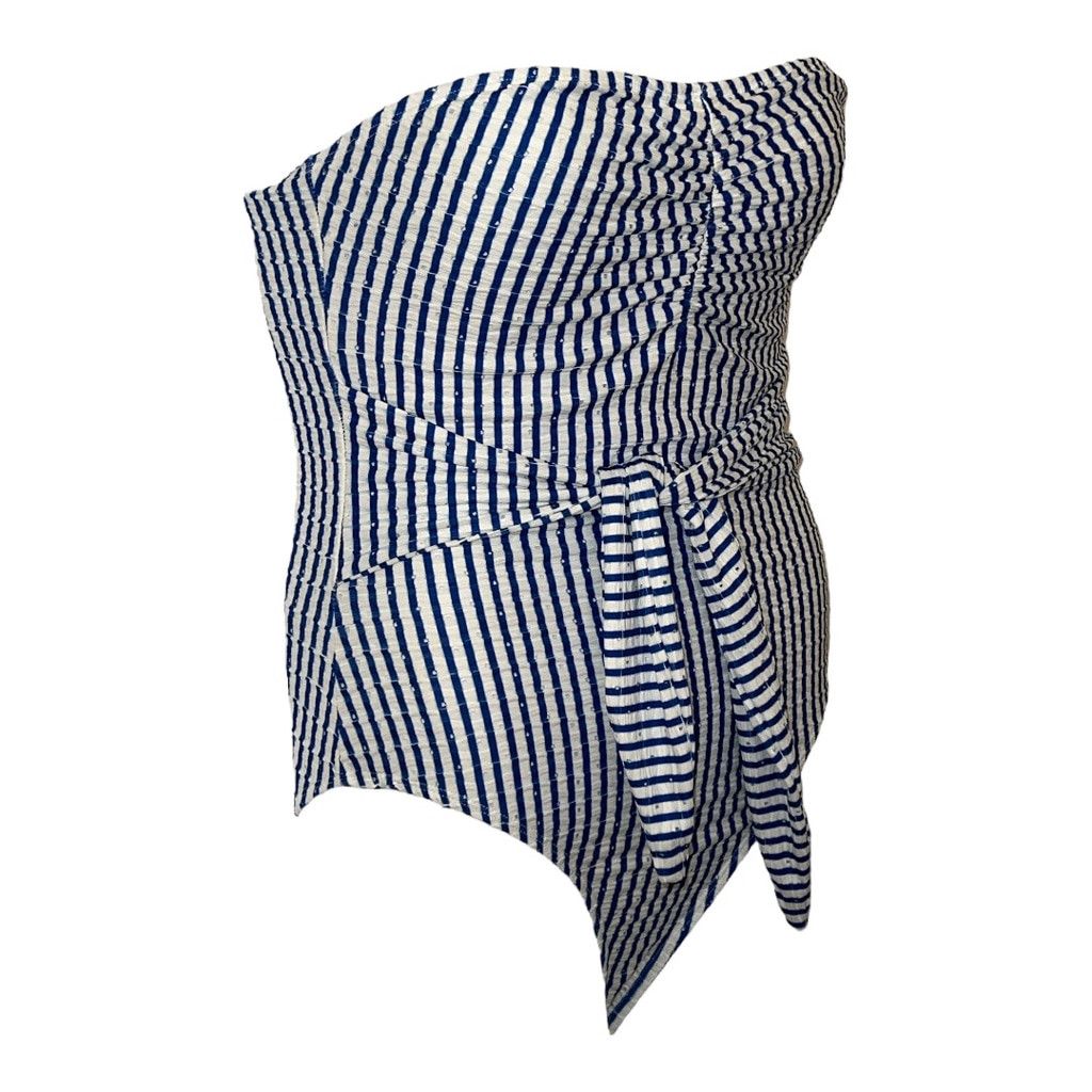 Other Women's Swimsuit L Blue White Size ONE SIZE - 2 Thumbnail