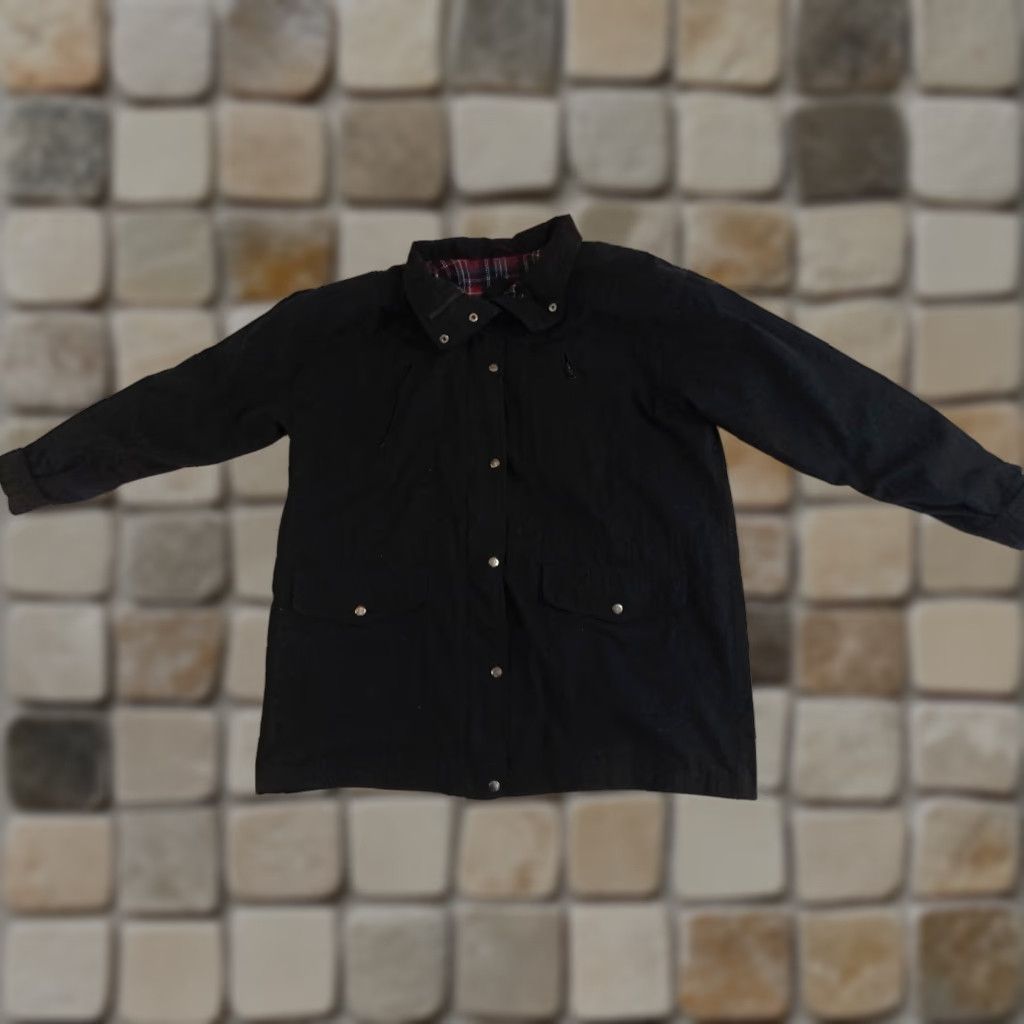 Vintage VINTAGE Cabin Creek Jacket Full Zip&Snap Button Lined Black Canvas Outdoor Winter Fall Spring Unisex Adults XL Mens Womens Size US XL / EU 56 / 4 - 1 Thumbnail