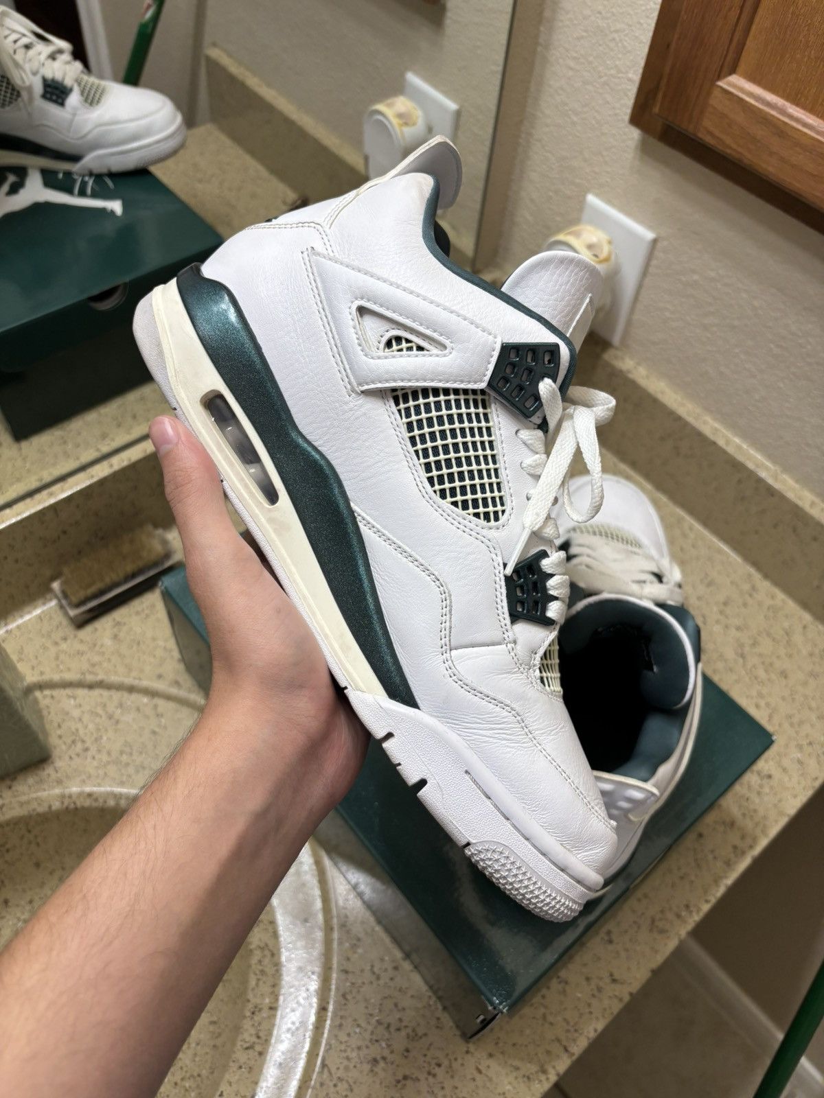 Jordan Brand Jordan 4 retro oxidized green Size US 11 / EU 44 - 8 Thumbnail