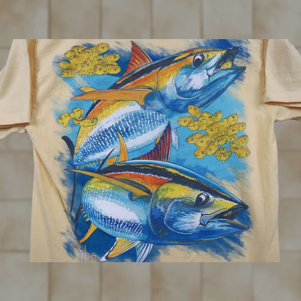 Band Tees × Vintage Vintage 90's Wayne Toups Zydecajun Fish Out of