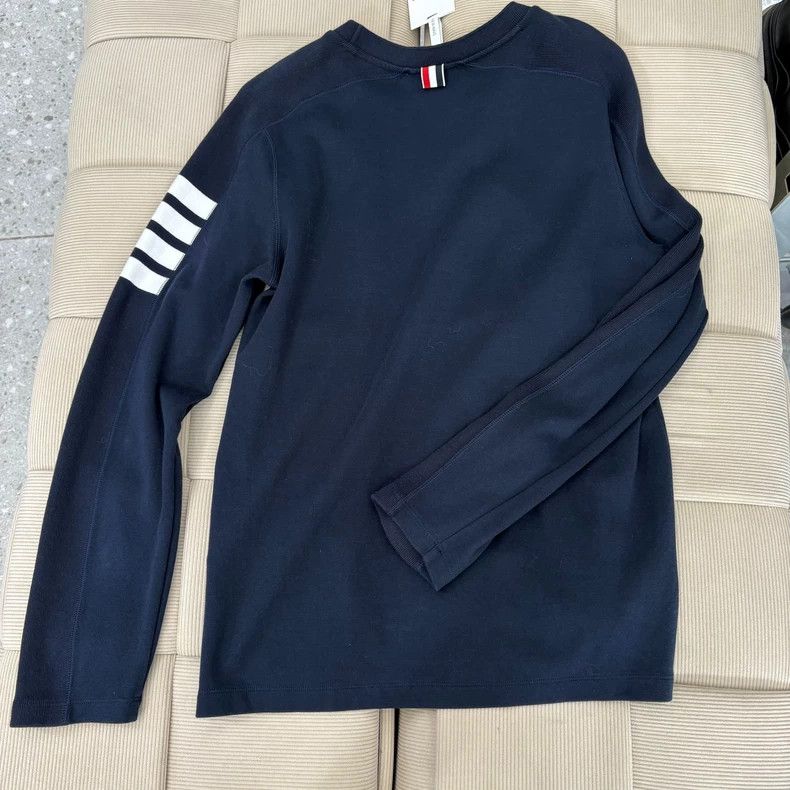 Thom Browne Thom Browne size1 Blue four-bar cotton long sleeves Size US S / EU 44-46 / 1 - 2 Thumbnail