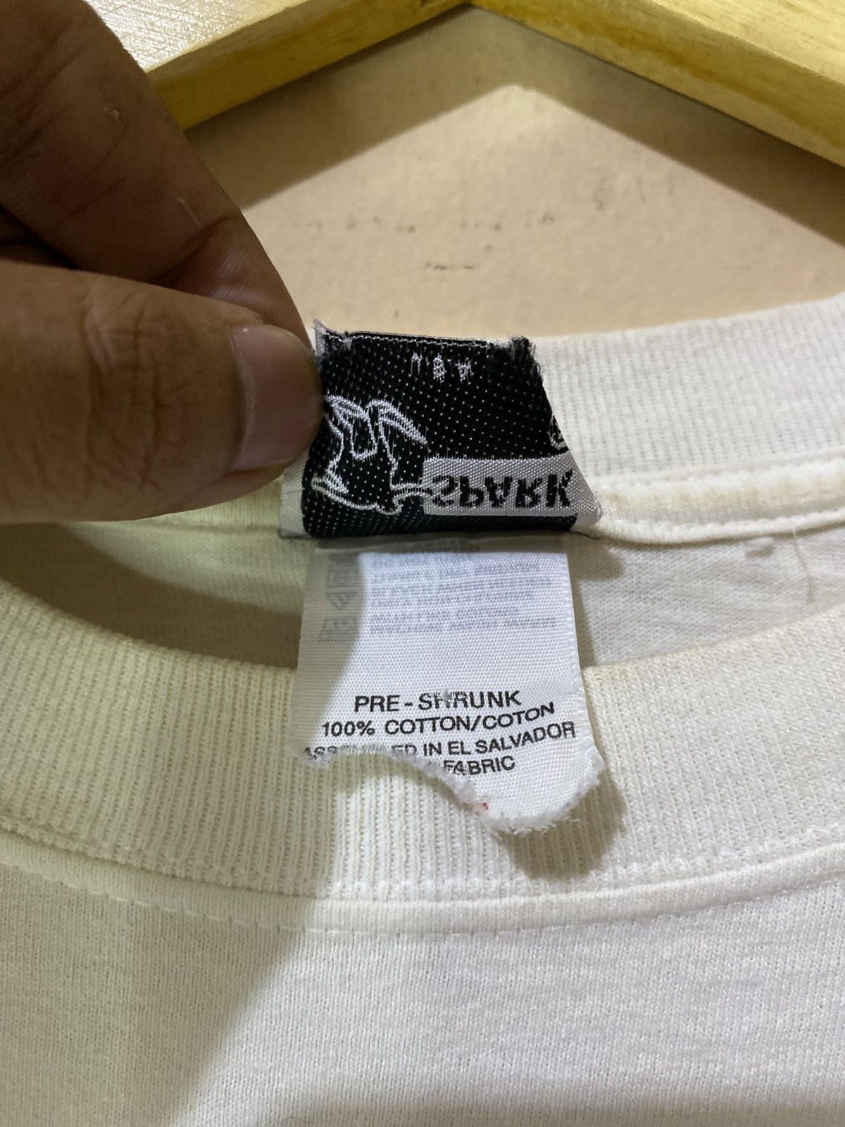 Vintage 90s Spark Skateboard Logo Tee Size US L / EU 52-54 / 3 - 5 Thumbnail