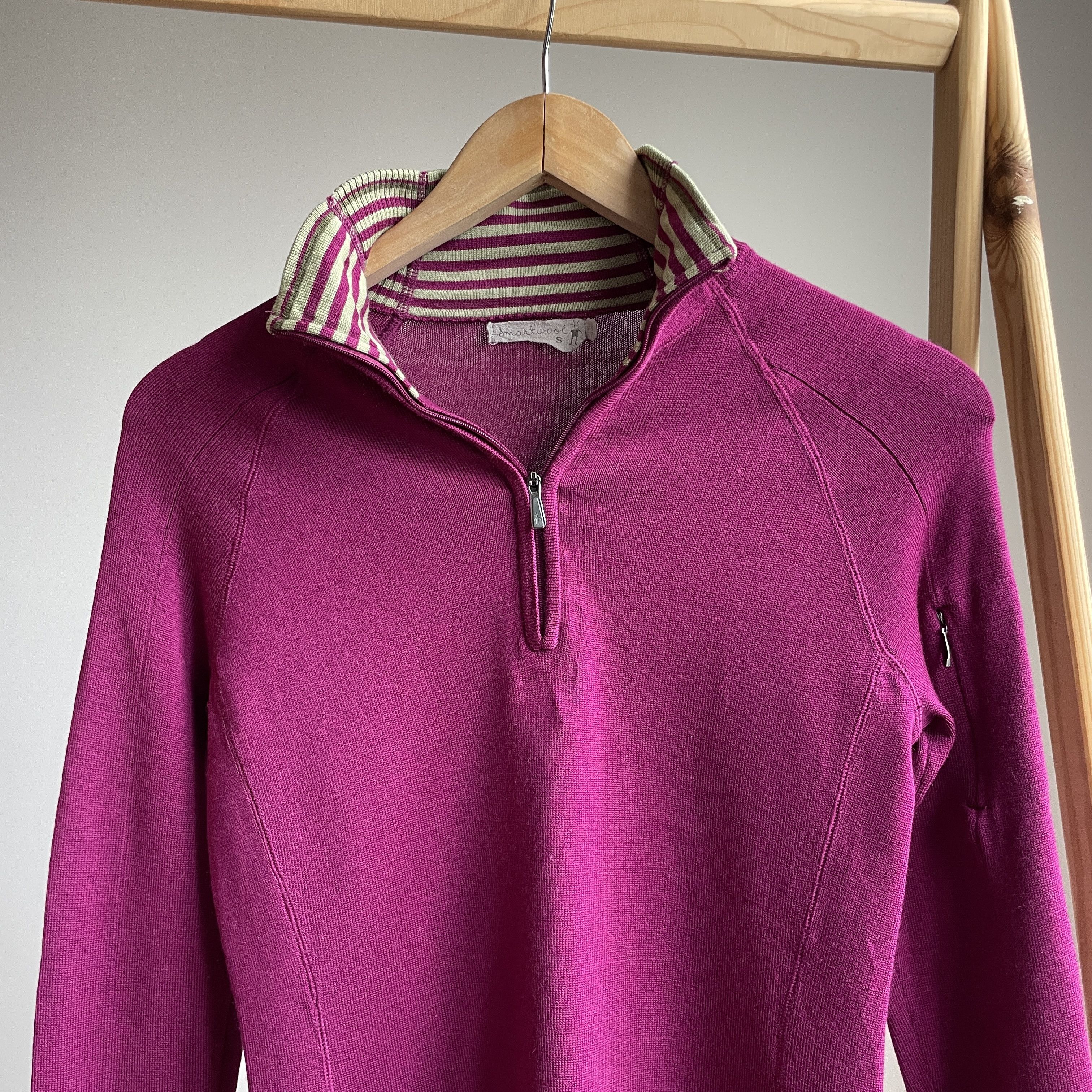 Smartwool Smartwool Womens Mid Layer Wool 1/4 Zip Sweater Size S Size S / US 4 / IT 40 - 3 Thumbnail