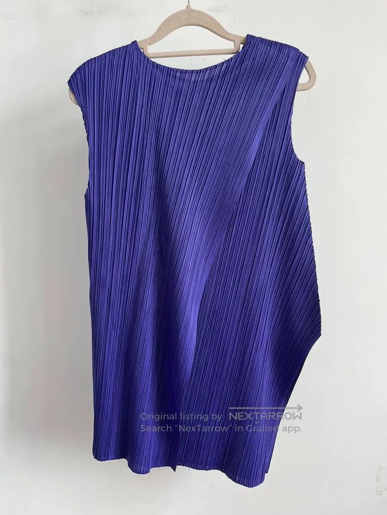 Issey Miyake Issey Miyake Purple Vest Size L / US 10 / IT 46 - 2 Thumbnail