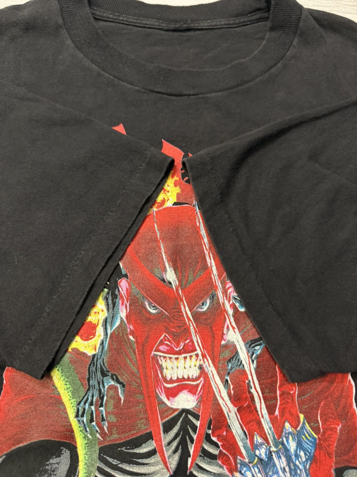 Other 90’s Vintage Faust Devil Comic Tee Size US XL / EU 56 / 4 - 6 Thumbnail