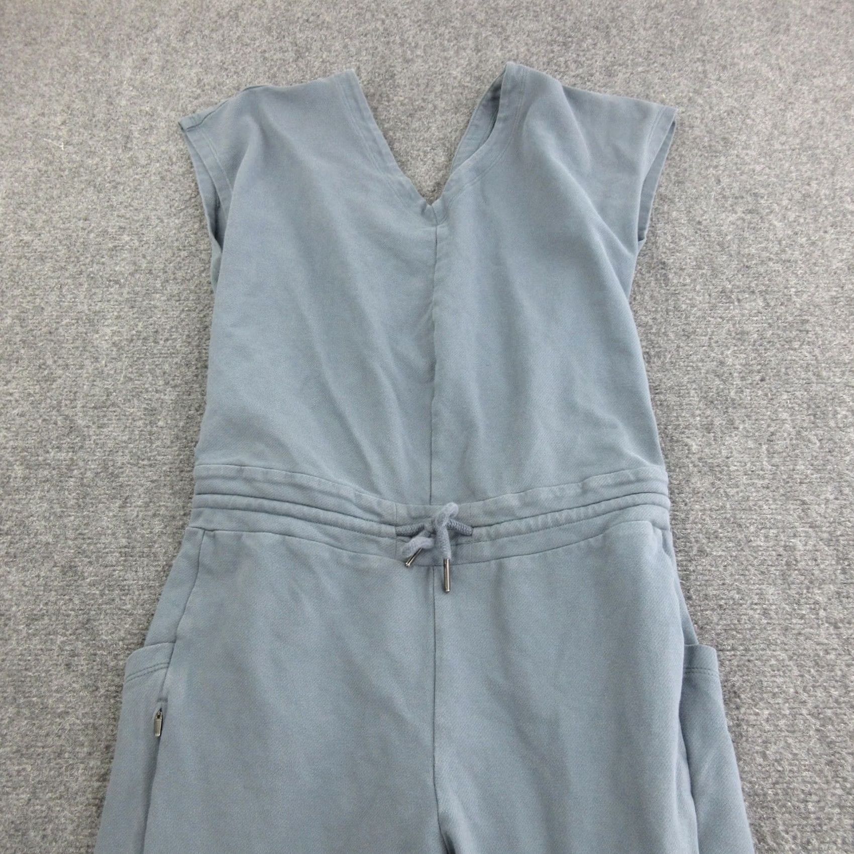 Patagonia Patagonia Jumpsuit Womens XS Gray Organic Cotton Sleeveless V Neck STY75801 Size 26" / US 2 / IT 38 - 3 Thumbnail