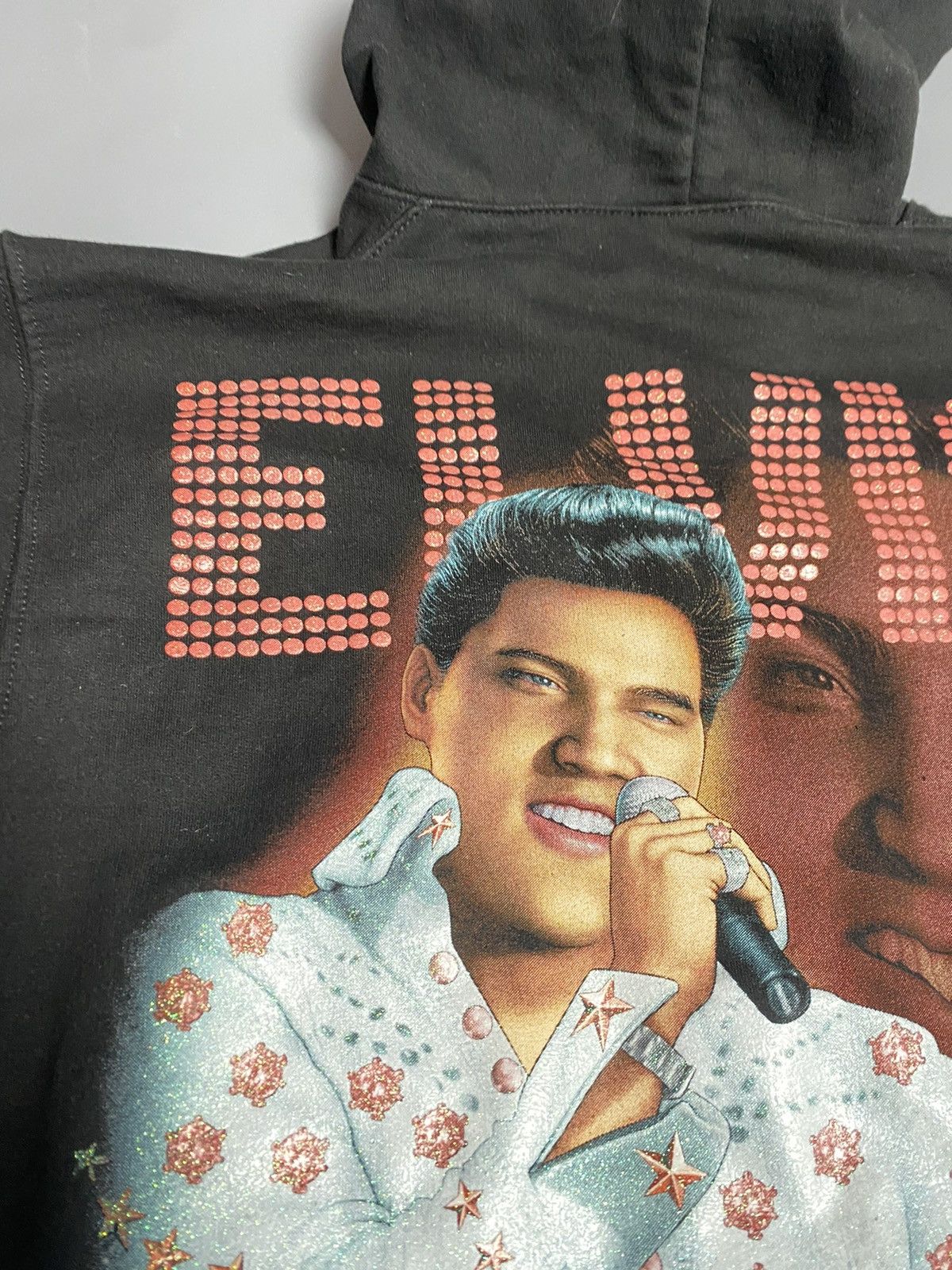 Band Tees VTG Rock@Tees Elvis Presley Full Zip Hoodie Women’s Size L Size L / US 10 / IT 46 - 9 Thumbnail