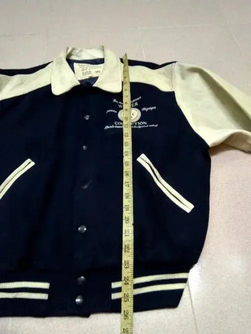 Japanese Brand Tokyo Stadium Jacket Cowhide Leather Sleeve Size US M / EU 48-50 / 2 - 9 Thumbnail