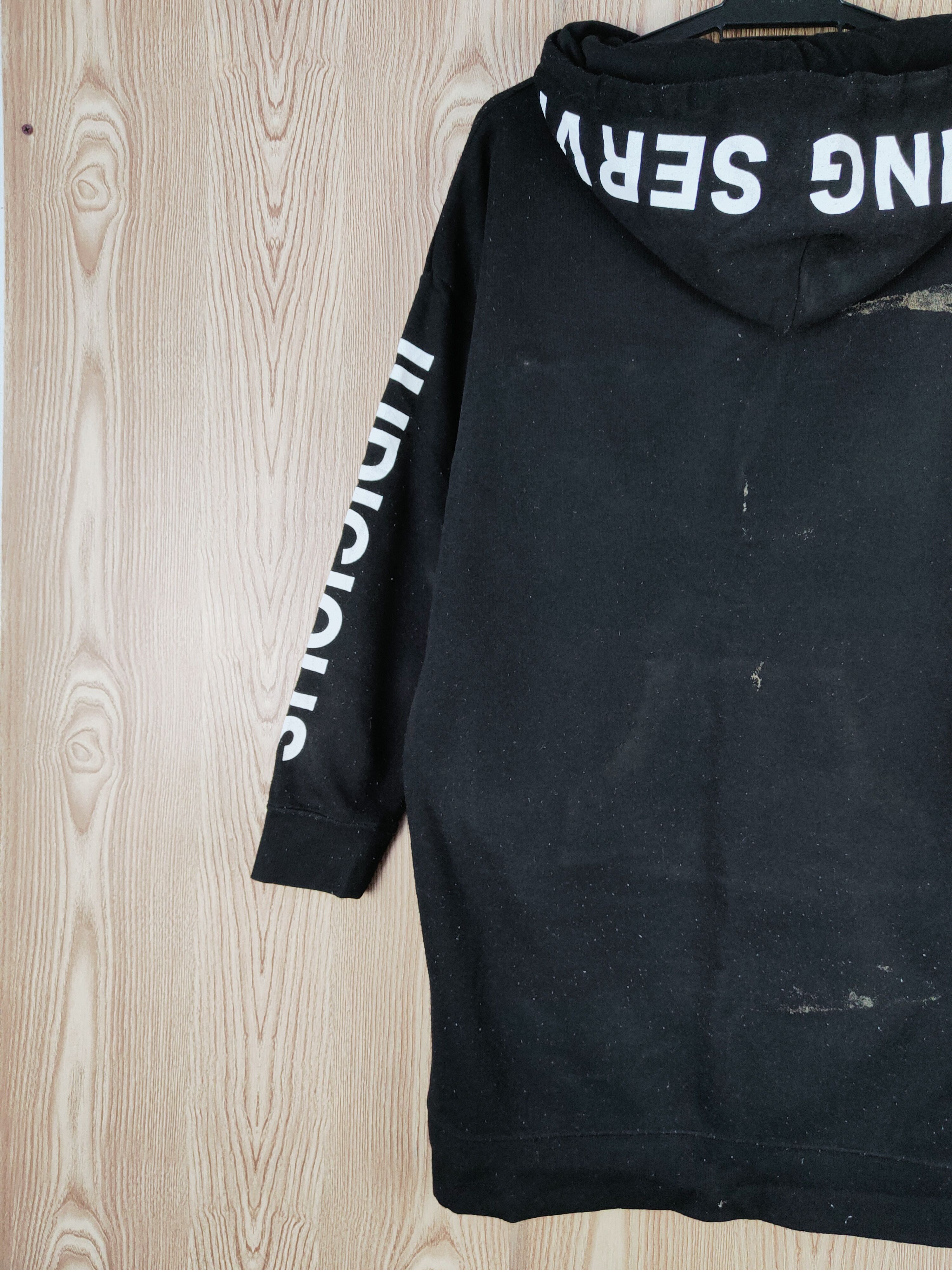 Japanese Brand × Vintage Super Rare 💥 Galyge Black Hoodie Long Sweatshirts Size US L / EU 52-54 / 3 - 12 Thumbnail