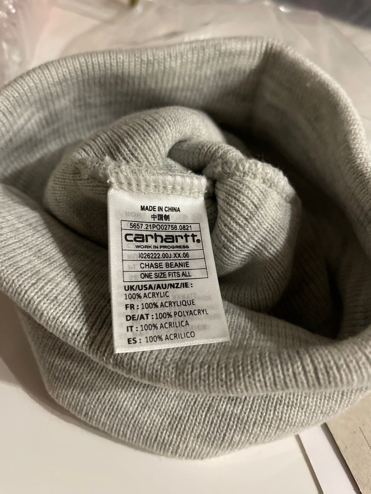Carhartt × Carhartt Wip Carhartt Chase Beanie OS Size Size ONE SIZE - 5 Thumbnail