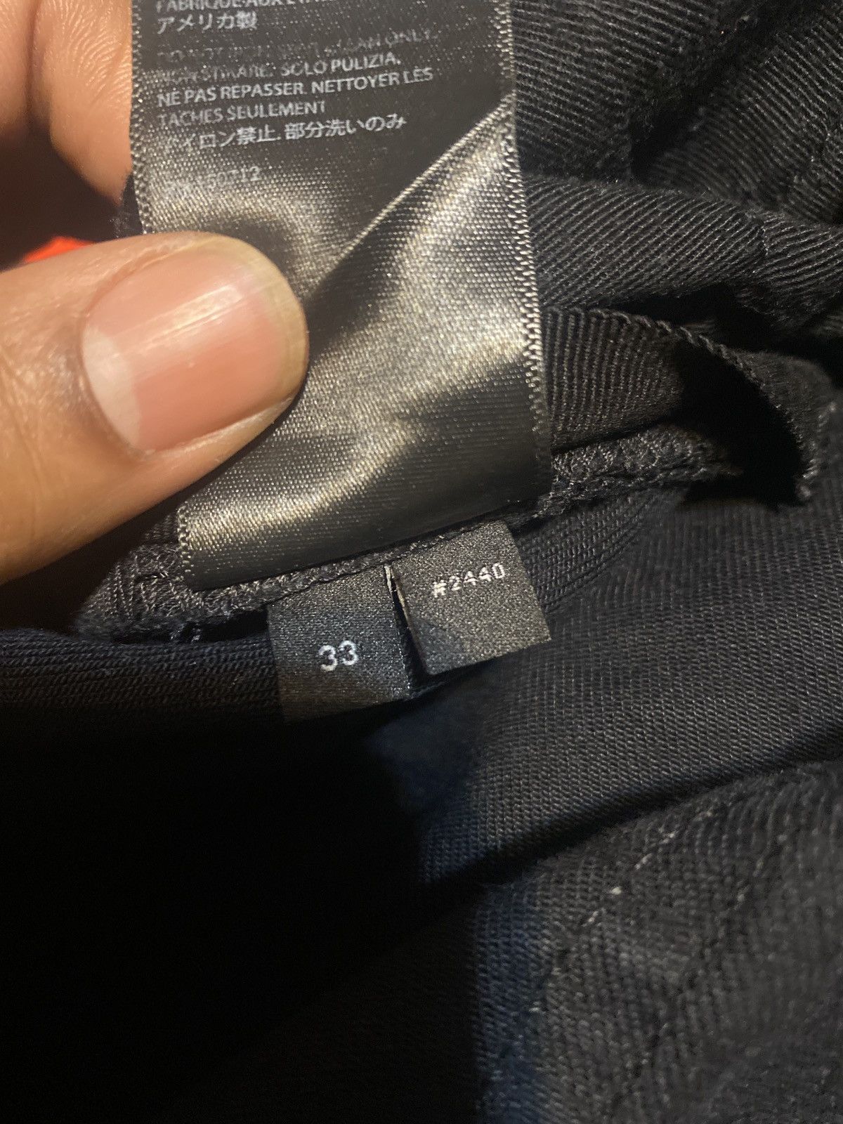 Amiri Black Amiri animal print jeans Size US 33 - 7 Thumbnail