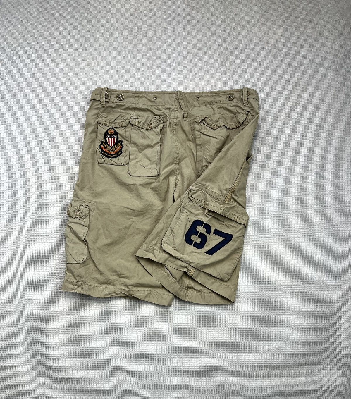 Polo Ralph Lauren × Ralph Lauren × Vintage Cargo Shorts Ralph Lauren Polo Jeans Company 67 Vintage Size US 32 / EU 48 - 1 Thumbnail