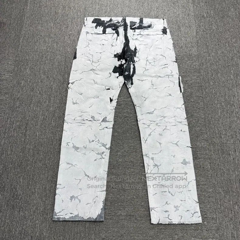 Givenchy Givenchy Plaster Crack Denim Pants Size US 36 / EU 52 - 5 Thumbnail
