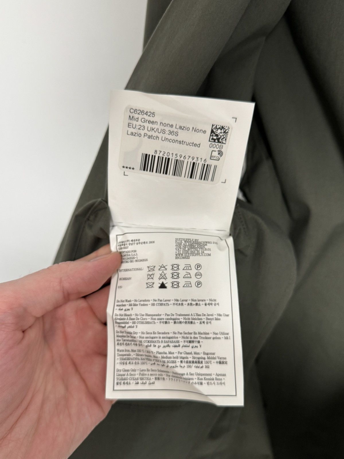 Other Suitsupply Lazio Patch Unconstructed Blazer Women’s Green Size M / US 6-8 / IT 42-44 - 17 Thumbnail