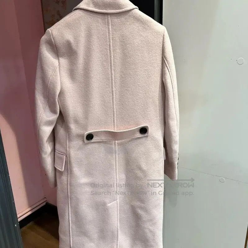 Burberry Burberry Light Pink Wool Coat for Women. Size S / US 4 / IT 40 - 2 Thumbnail