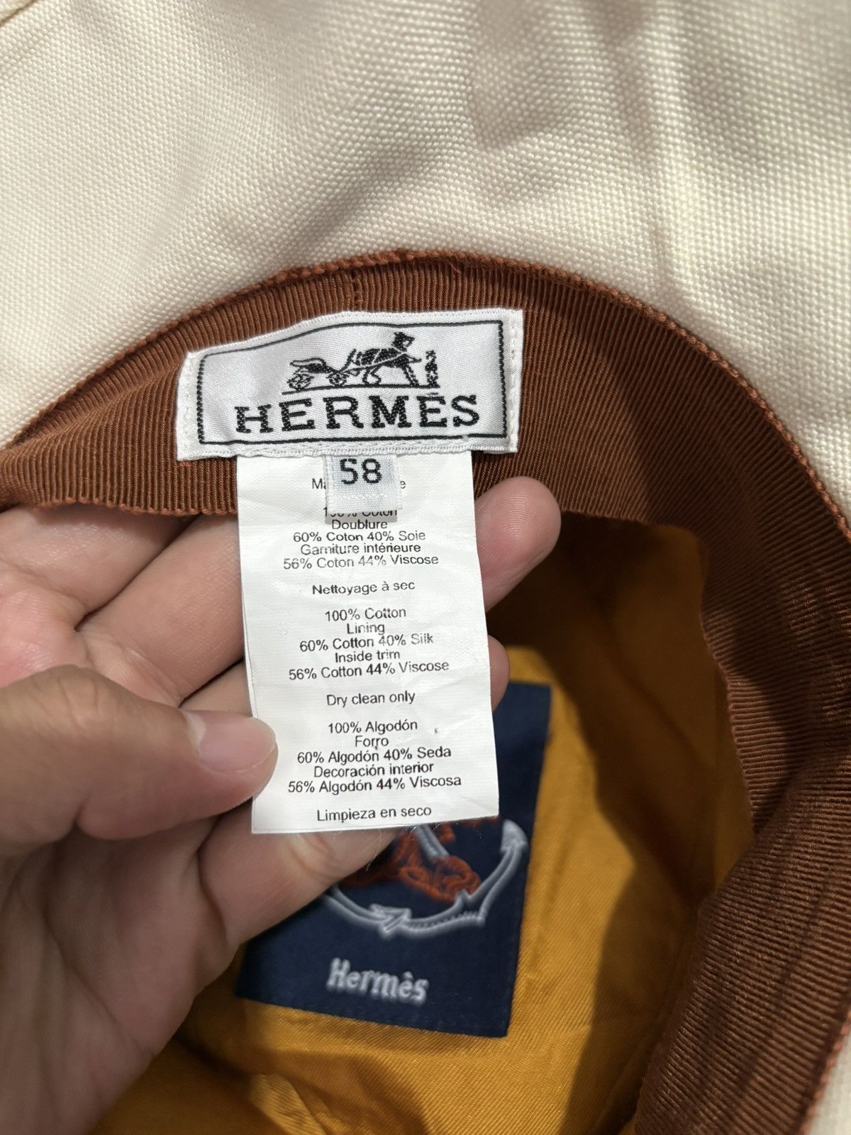Hermes HERMES BUCKET HAT Size ONE SIZE - 6 Thumbnail