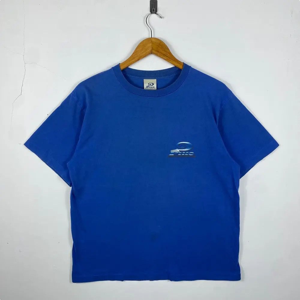 Vintage Vintage 90's PIKO Hawaiian Longboard Wear Faded Surf Tee Size US M / EU 48-50 / 2 - 3 Thumbnail