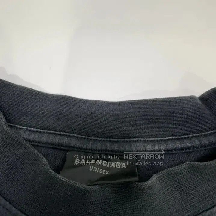 Balenciaga Balenciaga Black Graphic Print Short Sleeve T. Size US M / EU 48-50 / 2 - 1 Thumbnail