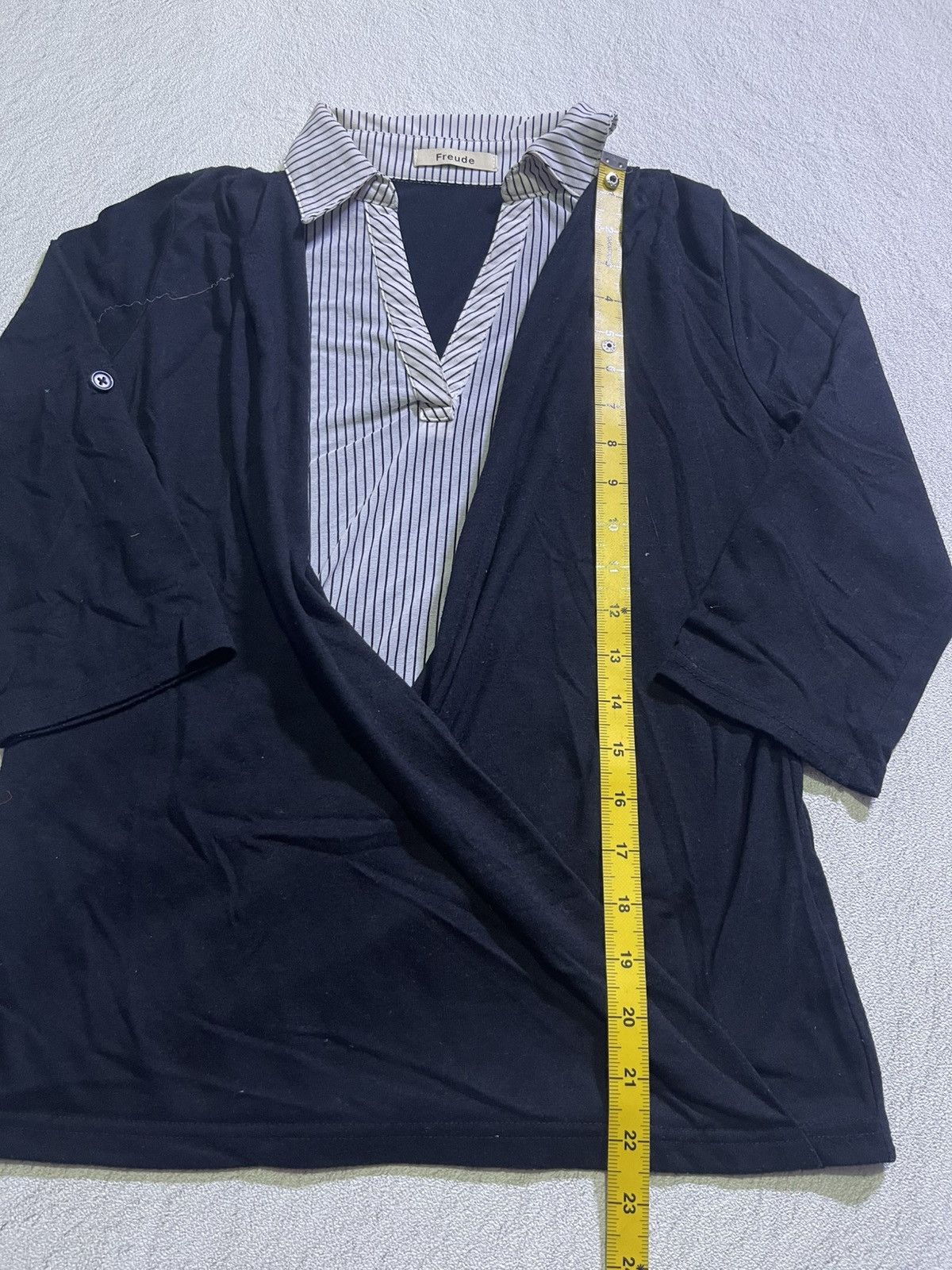 Hysteric Glamour Y2K FREUDE LONG SLEEVE TSHIRT TWO LAYER STYLE Size US M / EU 48-50 / 2 - 7 Thumbnail