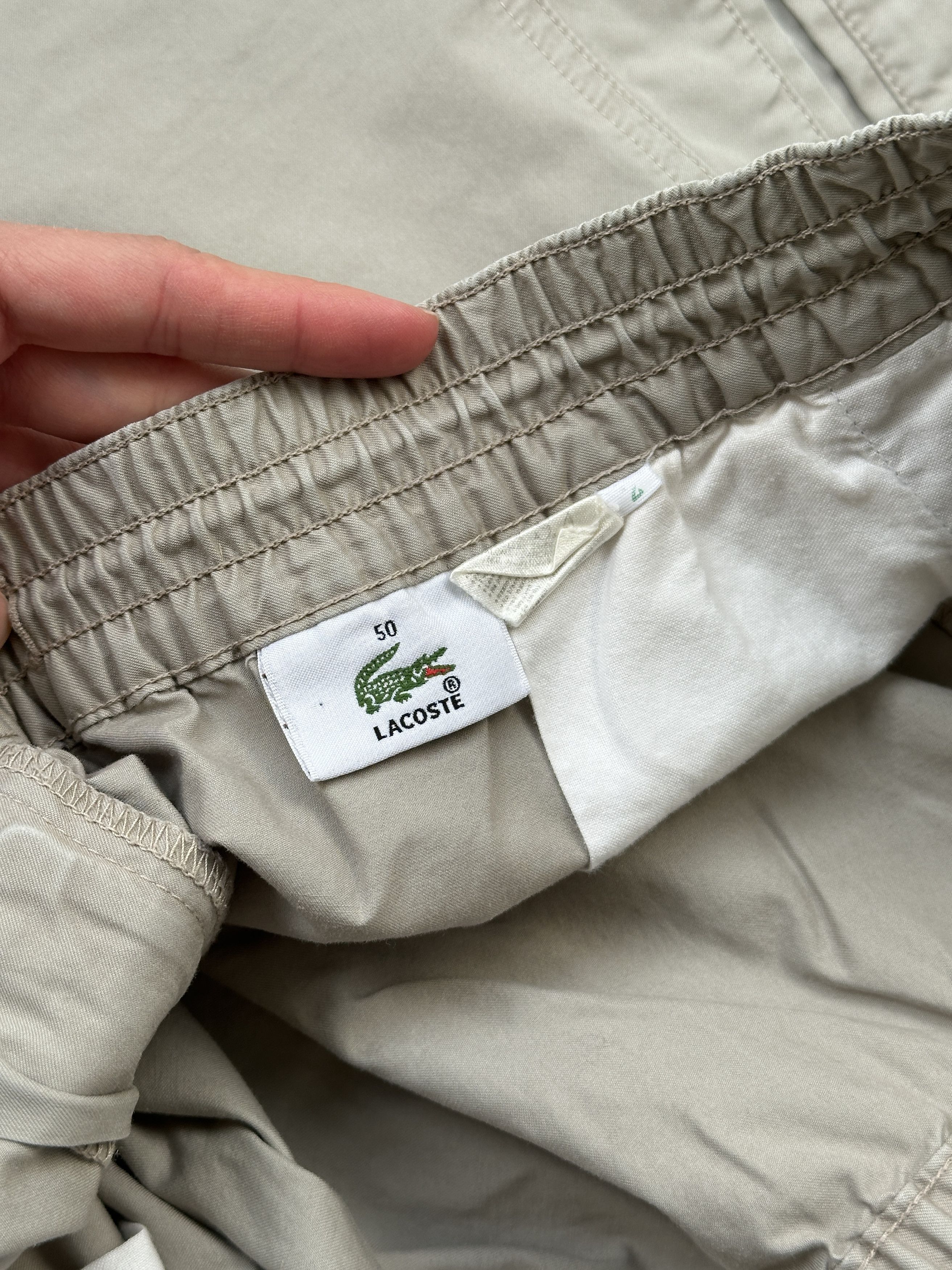 Lacoste Vintage Lacoste Beige Shorts Size US 36 / EU 52 - 7 Thumbnail
