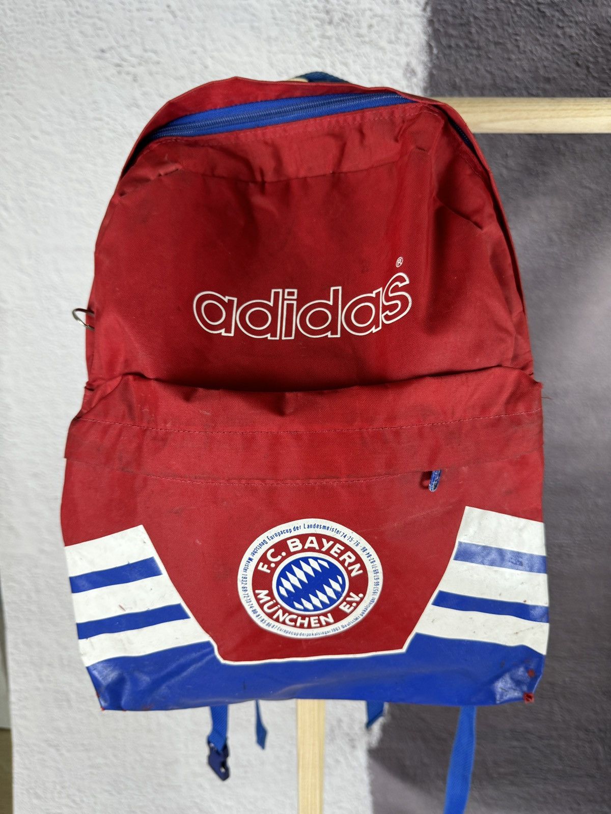 Adidas Soccer Jersey Vintage Adidas FC Bayern Munich vintage 80s 90s backpack rucksack Grailed