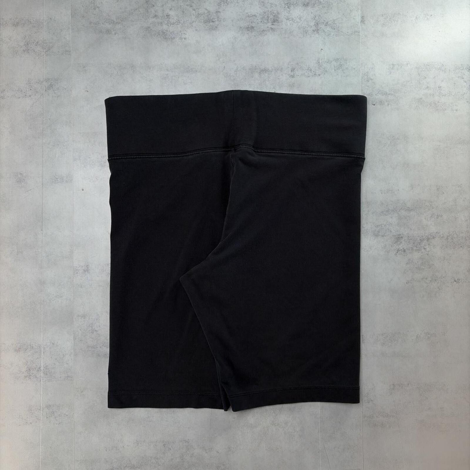 Nike Y2K Black Nike Swoosh Dri Fit Biker Shorts Size US 34 / EU 50 - 5 Thumbnail