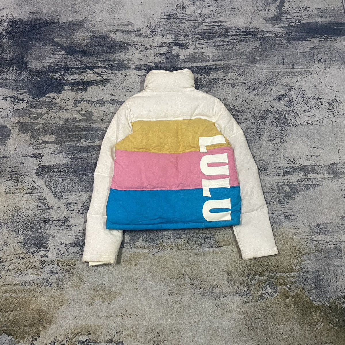Japanese Brand × Vintage Vintage Coco LuLu Colour Block Duck Canvas Puffer Jacket Size M / US 6-8 / IT 42-44 - 8 Thumbnail