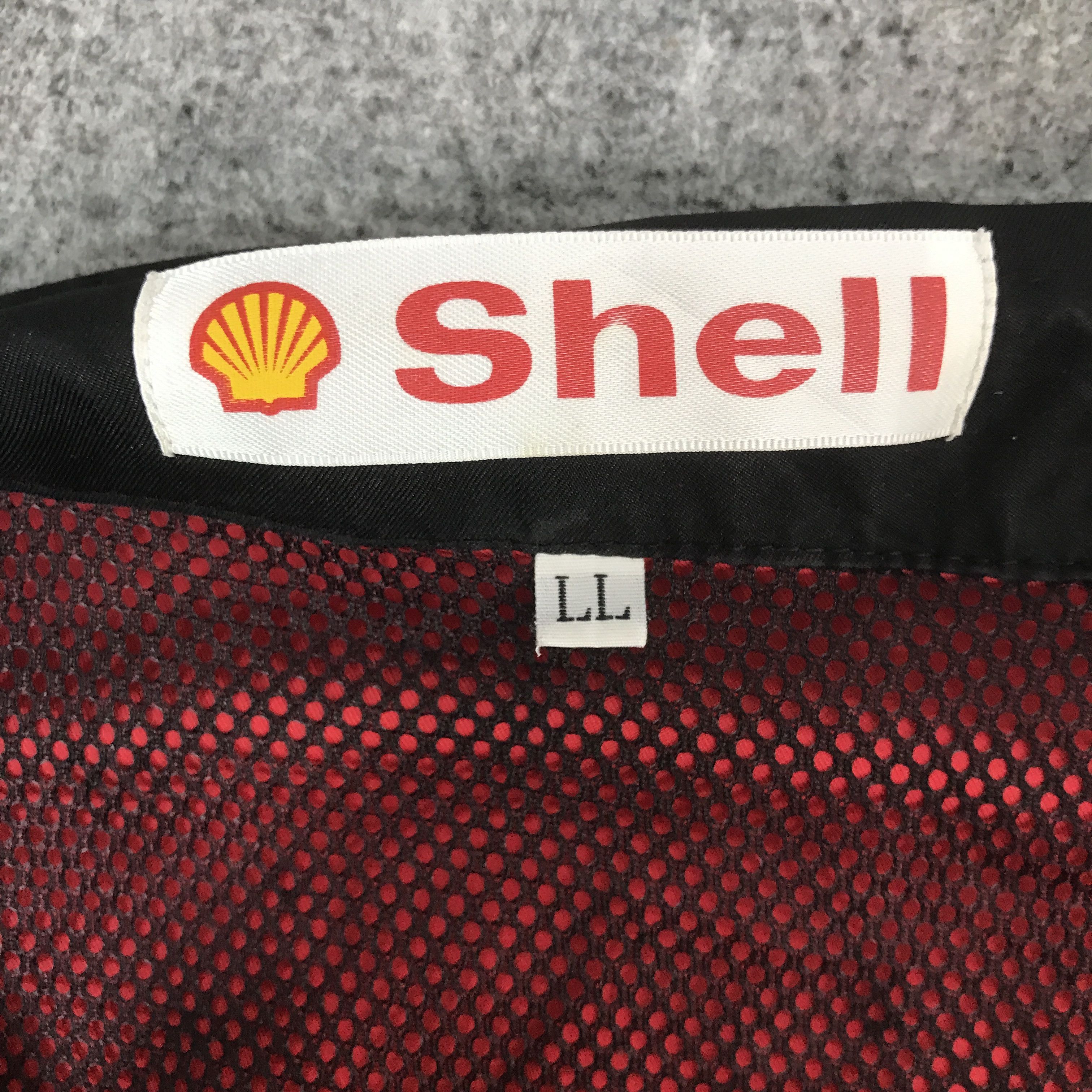 Japanese Brand Vtg Shell Helix Oil Japan Uniform jacket Size US L / EU 52-54 / 3 - 9 Thumbnail