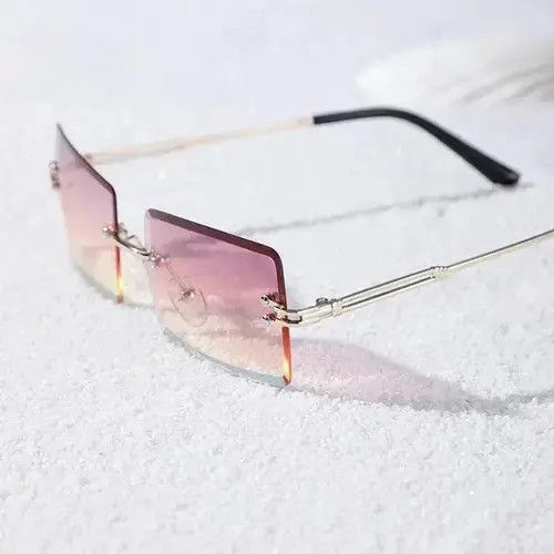 Vintage Square Rimless Glasses 2024 Size ONE SIZE - 2 Thumbnail