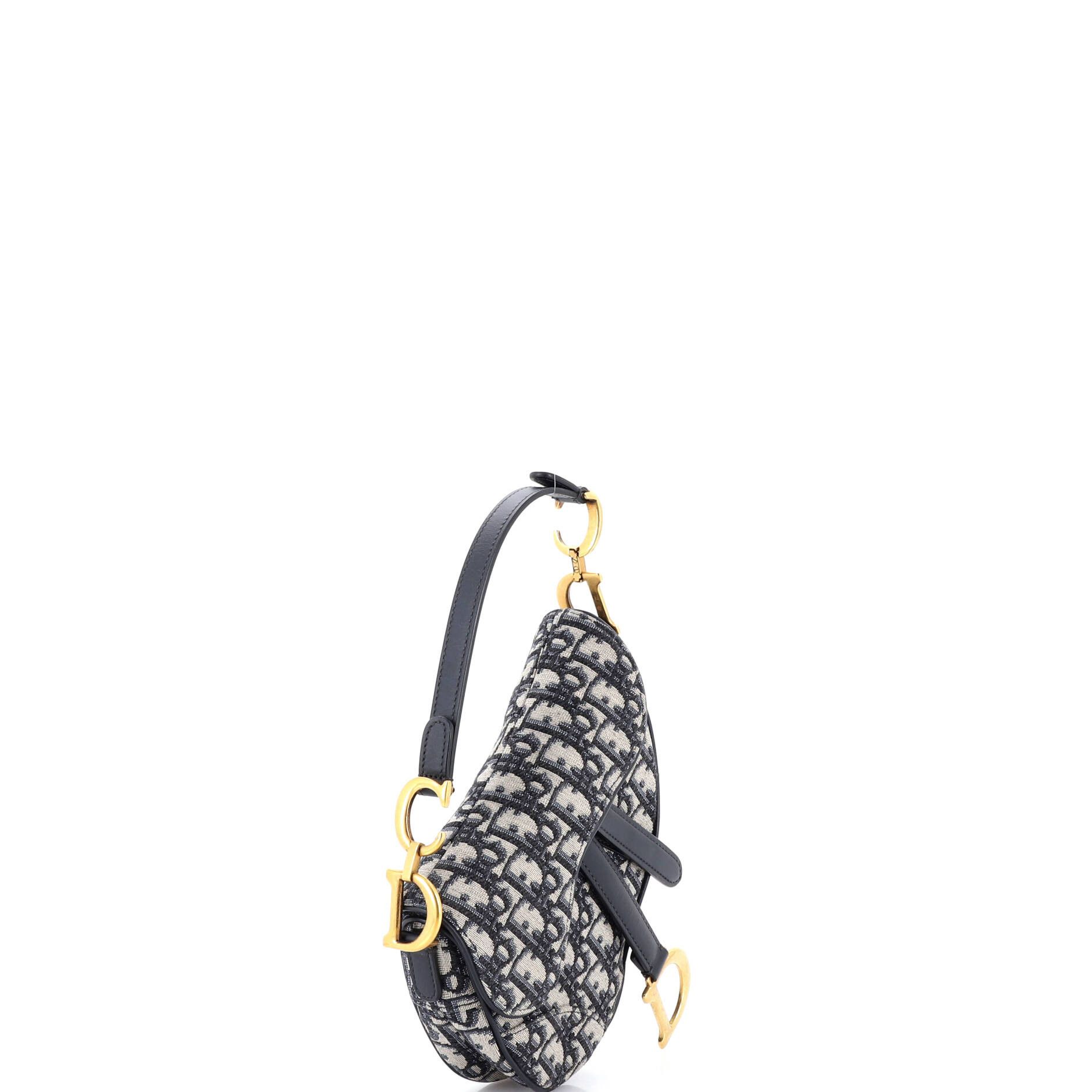 Dior Saddle Handbag Oblique Canvas Mini Size ONE SIZE - 1 Thumbnail
