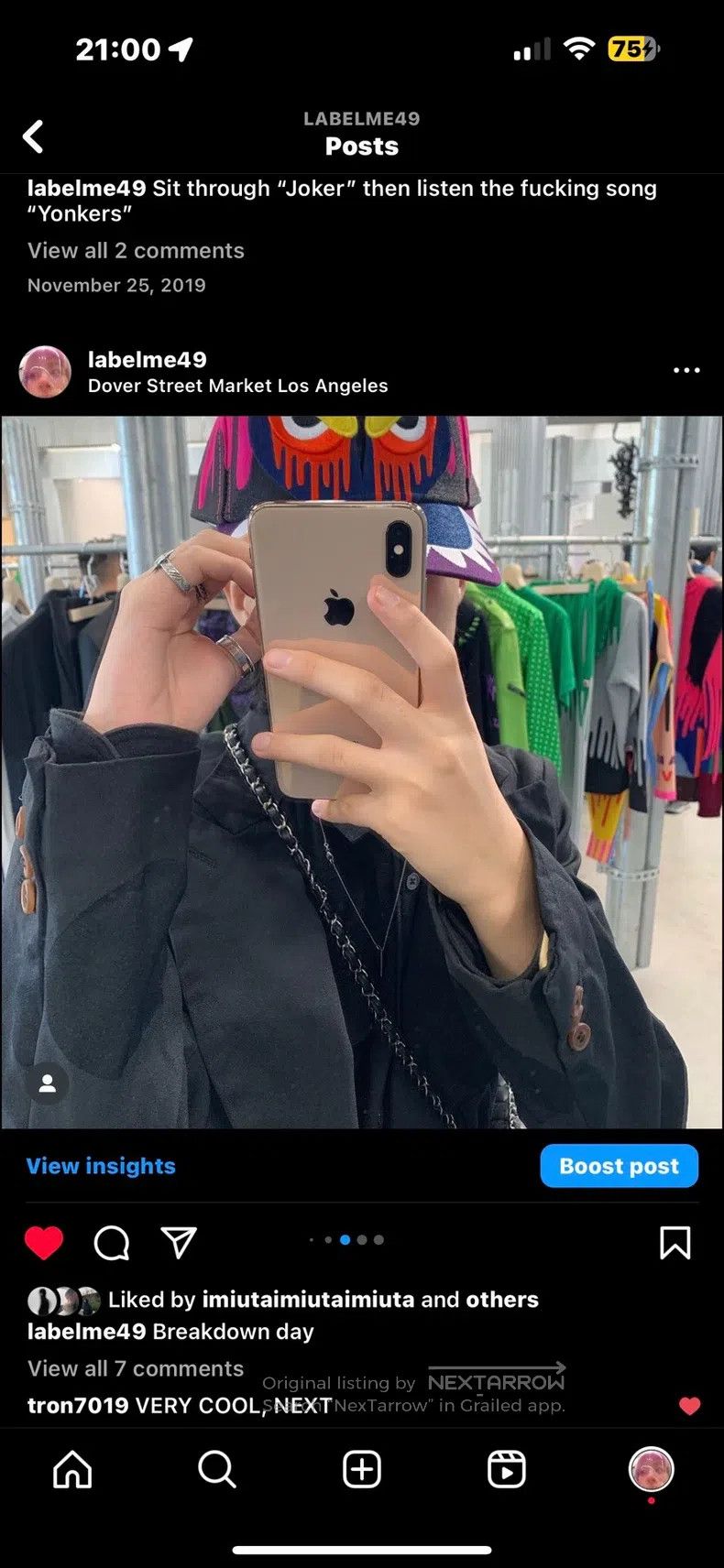 Walter Van Beirendonck Walter Van Beirendonck Monster Hat Cap 19AW Size ONE SIZE - 8 Thumbnail