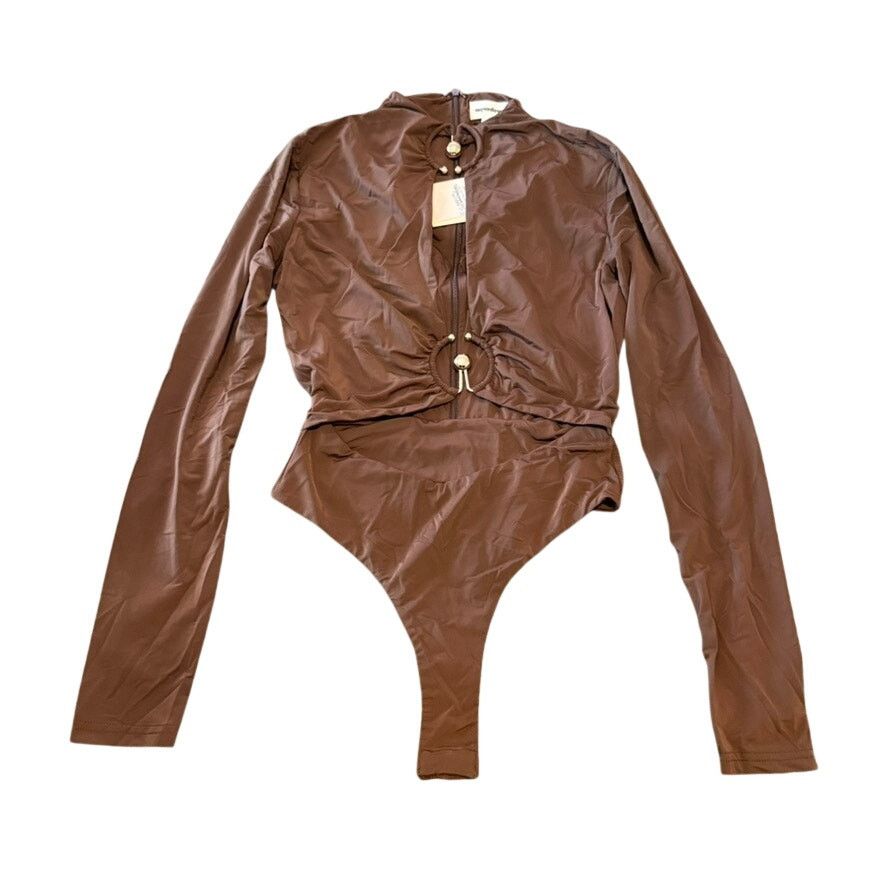 superdown Superdown Sarah Cut Out Top in Chocolate, Size S Size S / US 4 / IT 40 - 4 Thumbnail