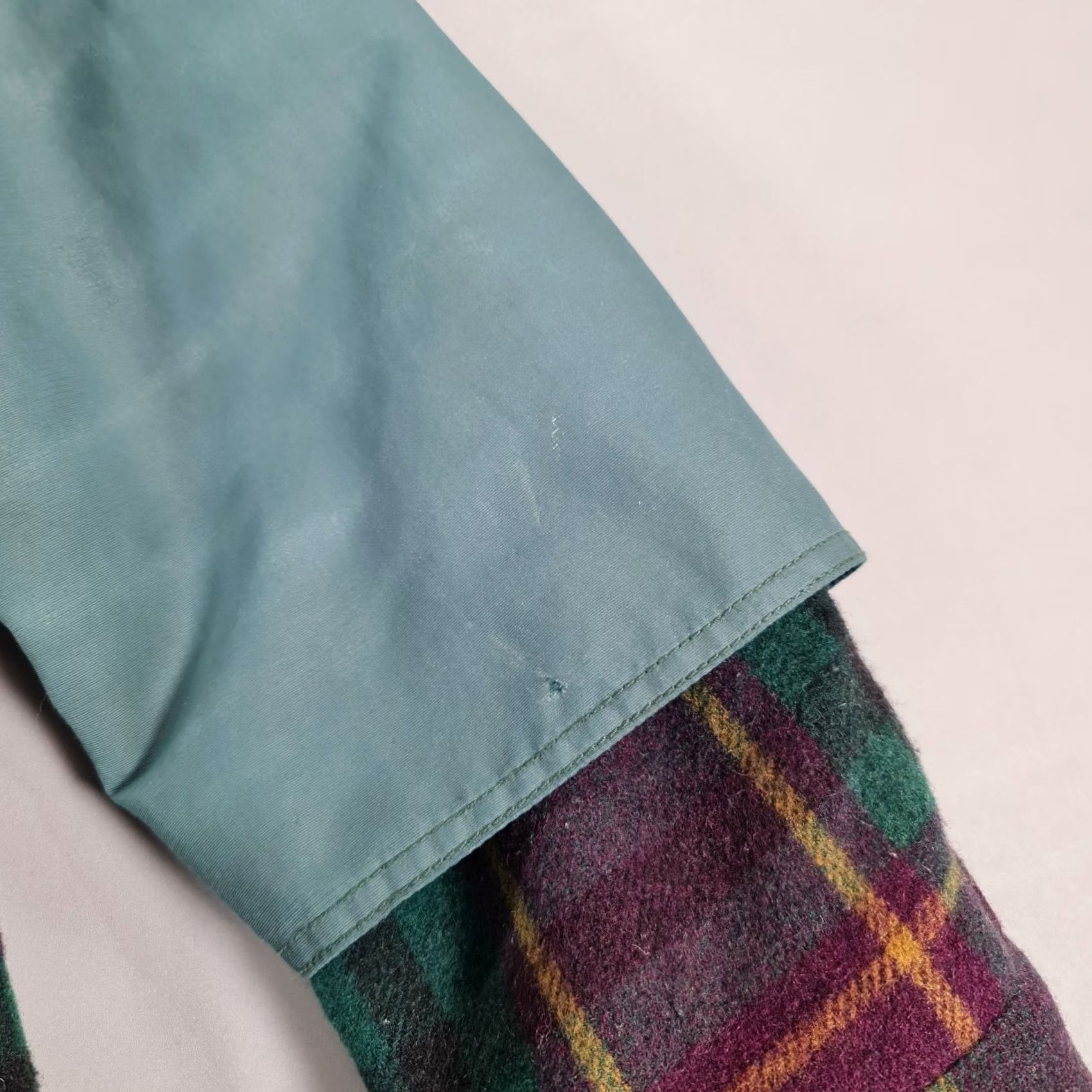 Levi's Levi's Mens Jacket Green XL Hooded Wool Parka Full Zip Plaid Tartan Size US XL / EU 56 / 4 - 7 Thumbnail