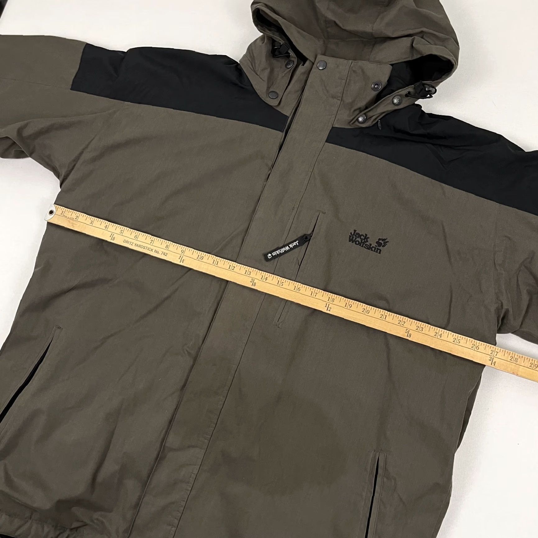 Jack Wolfskin Jack Wolfskin Jacket Mens 2XL Brown Hooded Full Zip Hiking Winter Fleece Lined Size US XXL / EU 58 / 5 - 5 Thumbnail