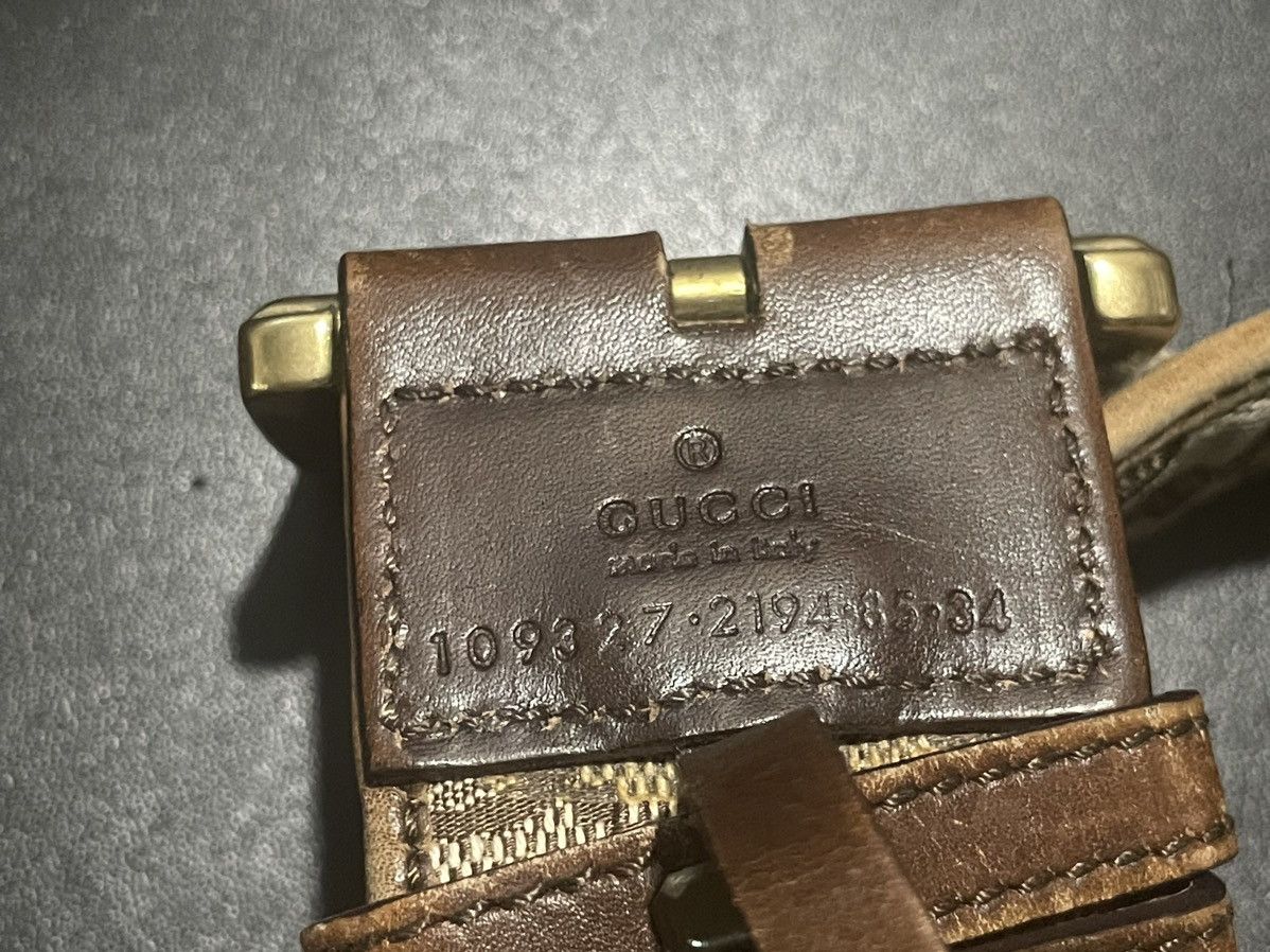 Gucci Vintage Gucci Webbed Belt(SOLD❌) Size 32 - 2 Thumbnail