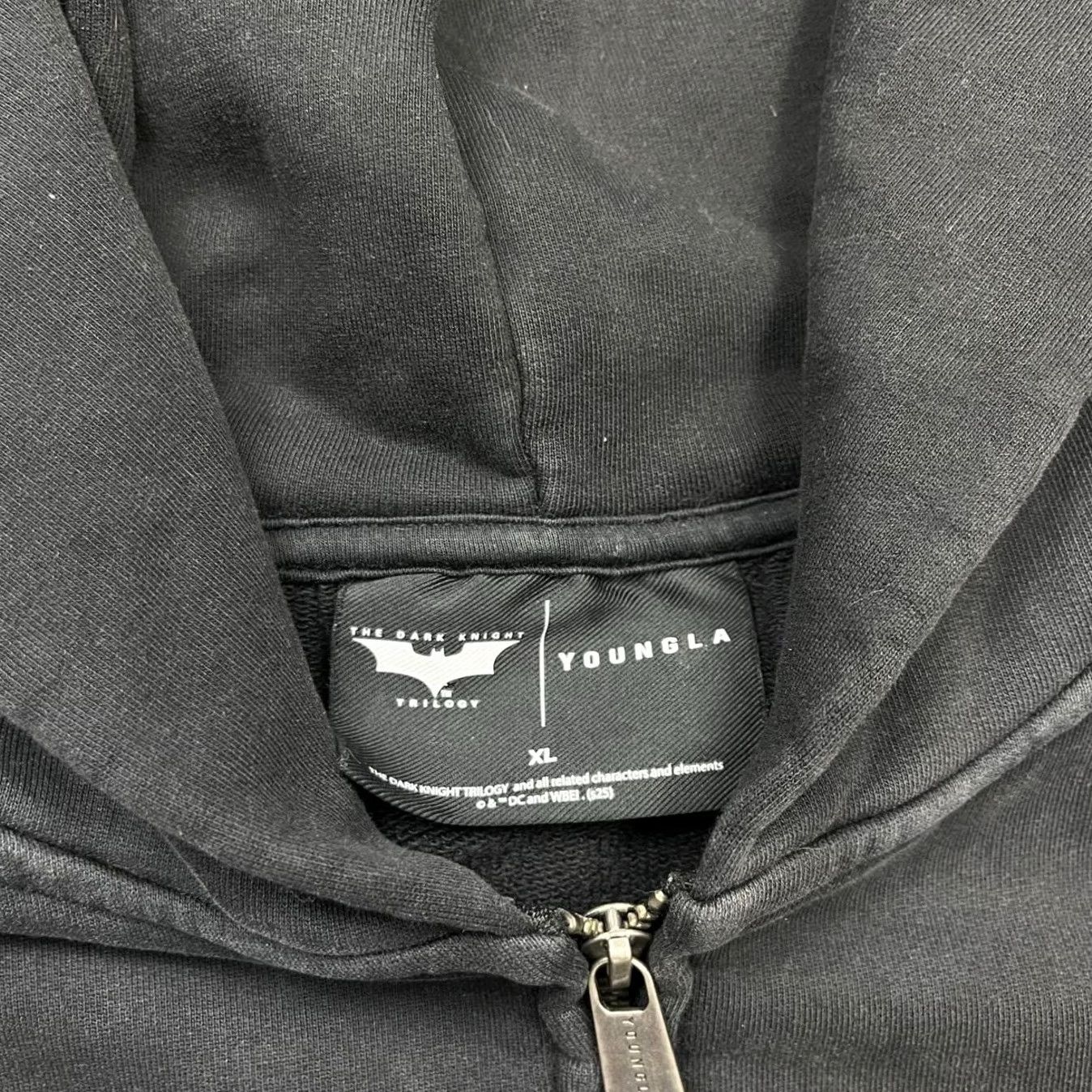 YoungLA Youngla Batman Dark Knight Black Zip up Hoodie Size XL Mens Size US XL / EU 56 / 4 - 4 Thumbnail