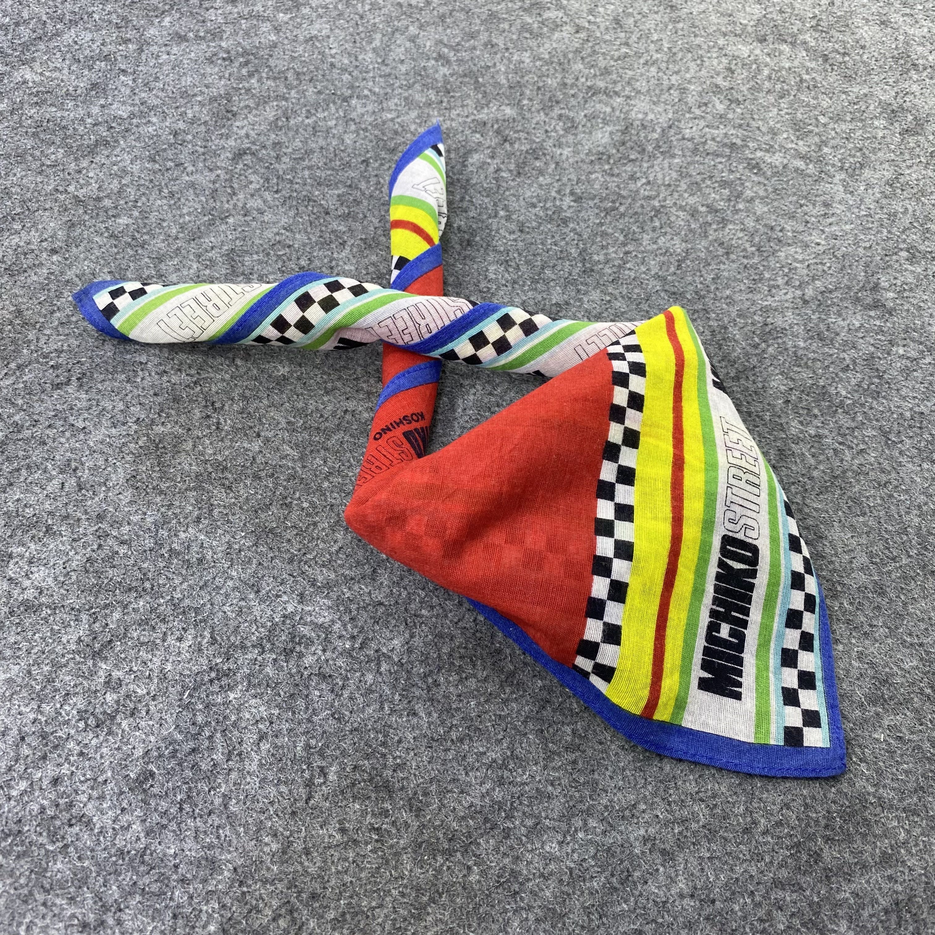 Michiko Koshino Michiko Koshino Handkerchief Neckerchief Bandana-B1578 Size ONE SIZE - 1 Thumbnail