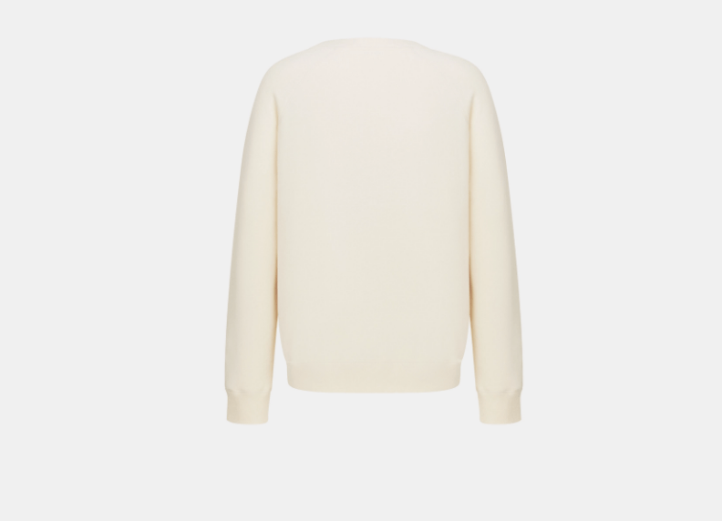 Dior o1w1db10825 443M64 Relaxed-Fit Bobby Sweatshirt in Ecru Size US M / EU 48-50 / 2 - 2 Thumbnail