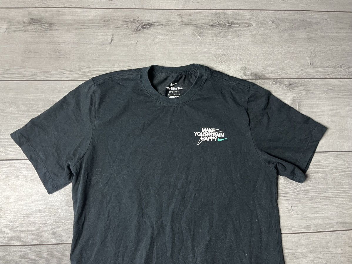 Nike Nike make your brain happy tshirt spray print size Medium Size US M / EU 48-50 / 2 - 3 Thumbnail