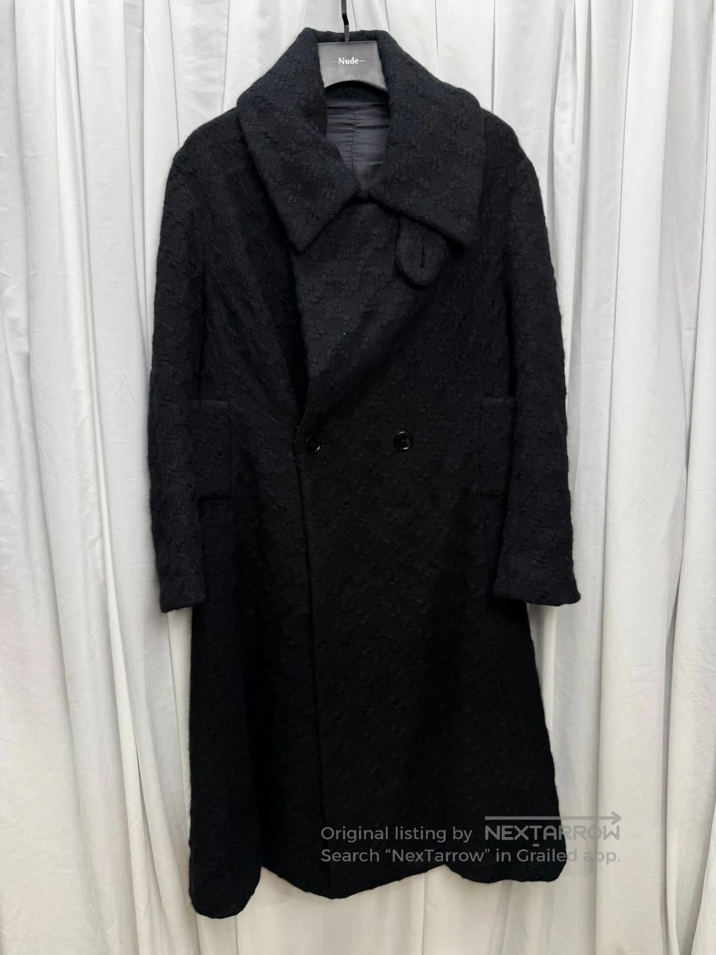 Yohji Yamamoto Yohji Yamamoto Mainline Chunky Wool Coat. Size US M / EU 48-50 / 2 - 9 Thumbnail