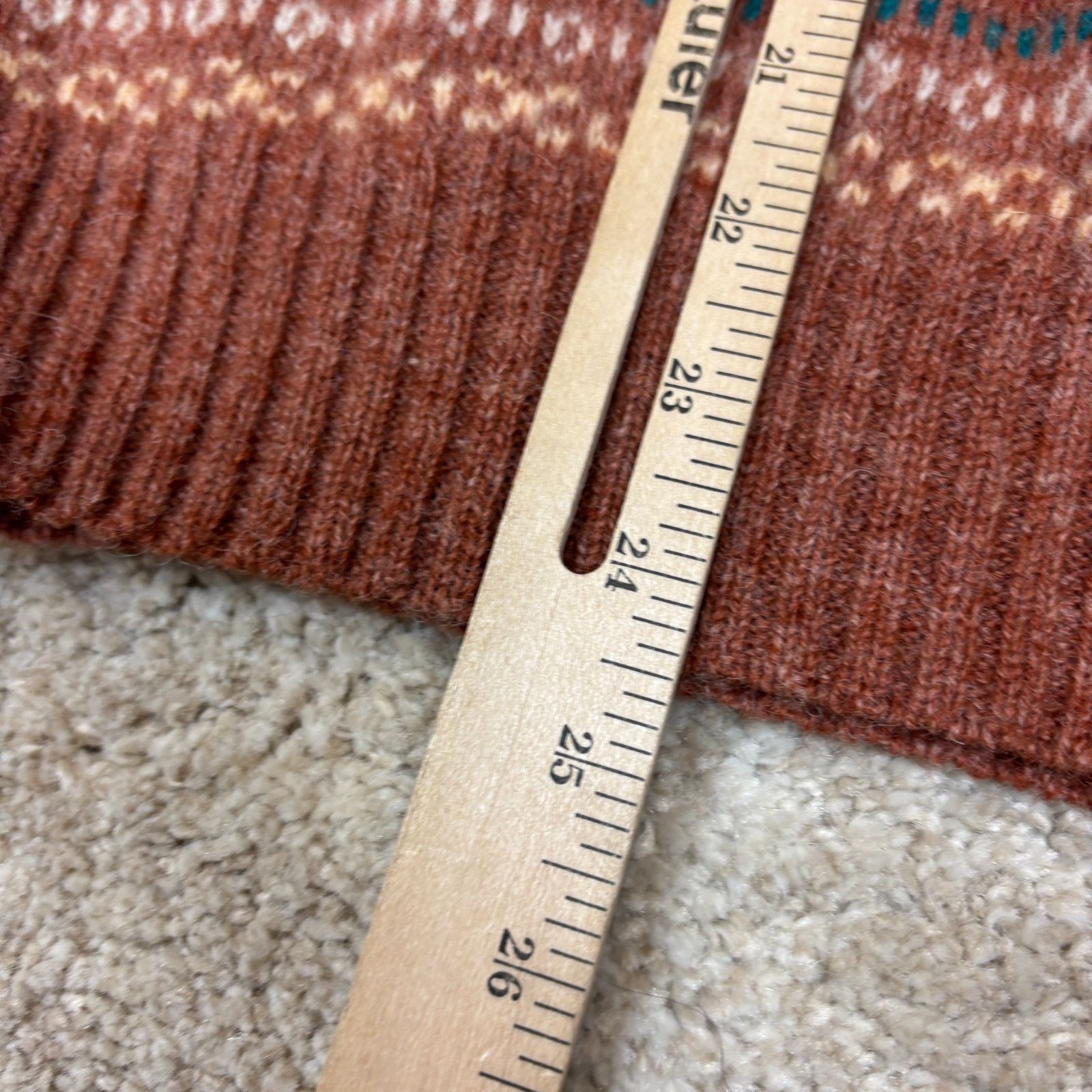Pendleton × Vintage Vintage 80s Pendleton Wool V Neck Fair Isle Sweater Men's S Size US S / EU 44-46 / 1 - 6 Thumbnail
