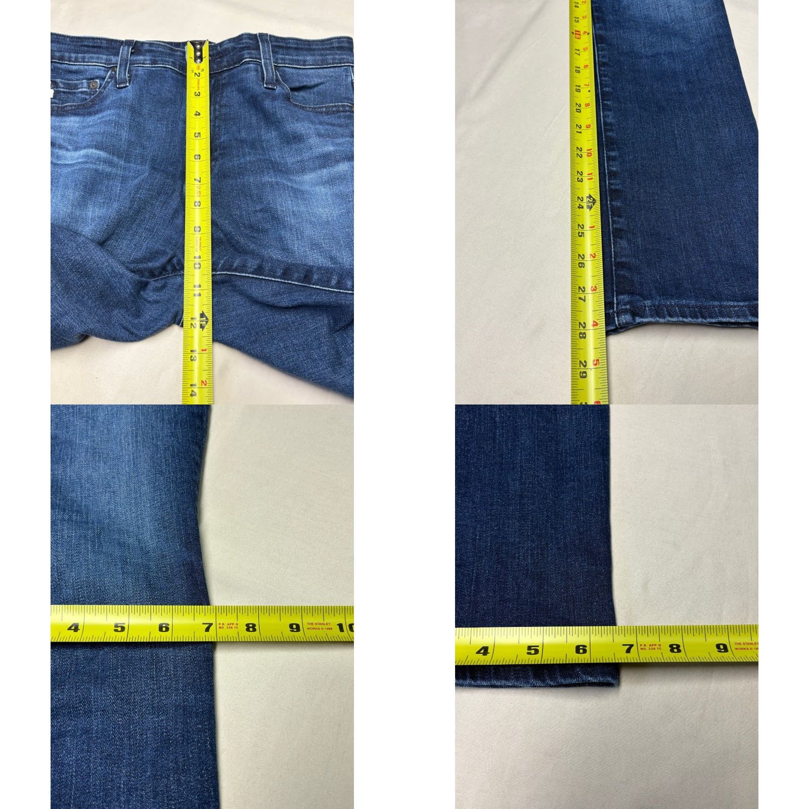 Vintage AG Adriano Goldschmied Prima Cigarette Straight Jeans Blue 28X28 Women Everyday Denim Straight Slim Pockets 5-Pocket Logo Embroidered Vintage N/A Size 28" / US 6 / IT 42 - 9 Thumbnail