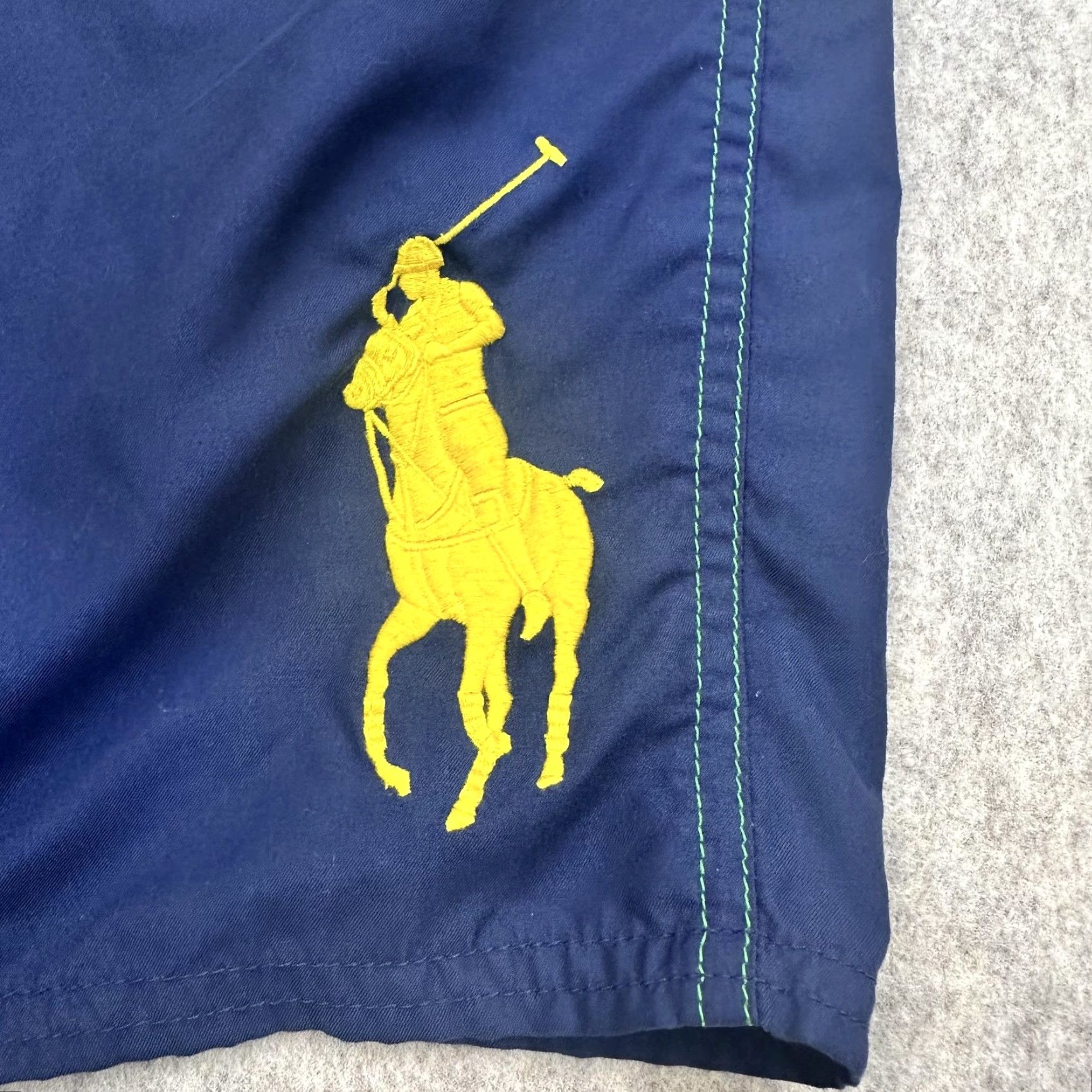 Polo Ralph Lauren Polo Ralph Lauren Swim Trunks L 14/16 Multicolor Board Shorts Logo Polo Player Blue Quick Dry Drawstring Elastic Waist 100% Polyester Mens Size US L / EU 52-54 / 3 - 3 Thumbnail
